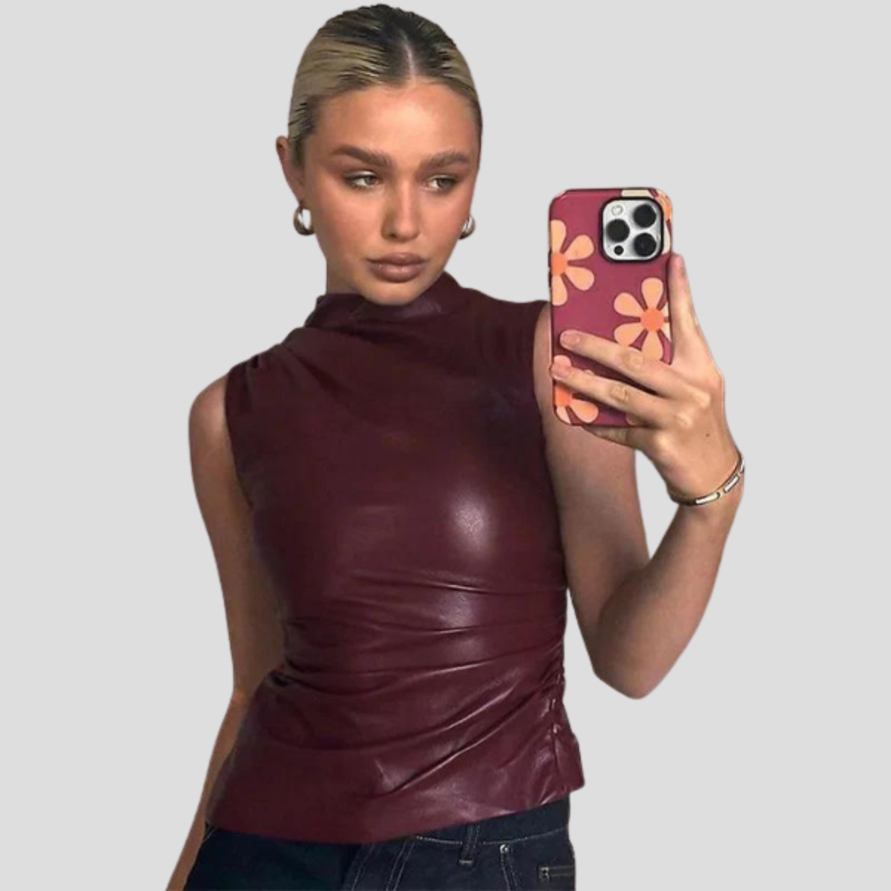 Women Top | Sleeveless Form & Defined Upper Design for Daily Use