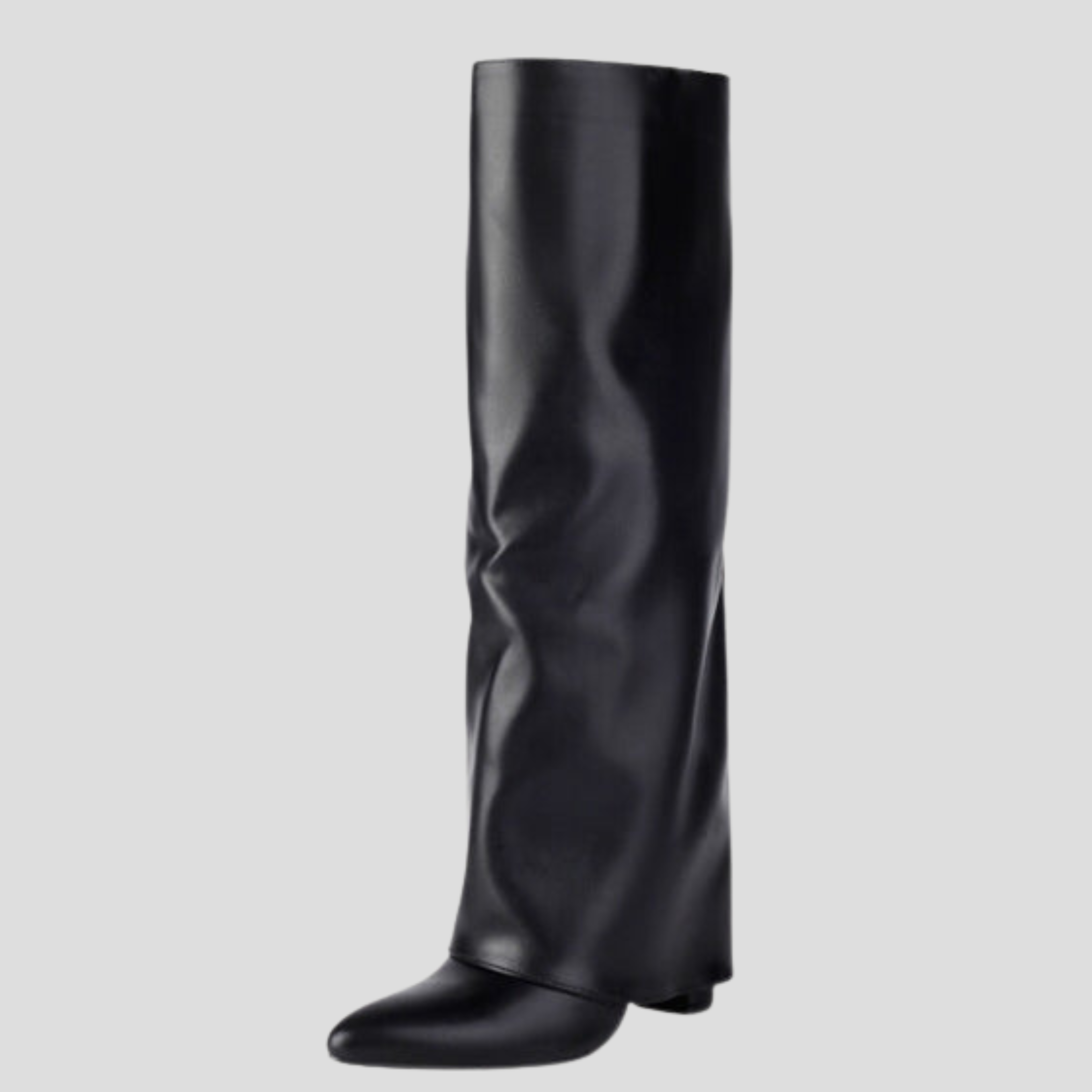 Women Boots | Sculpted Knee-High Form & Square Heel Design for Daily Wear