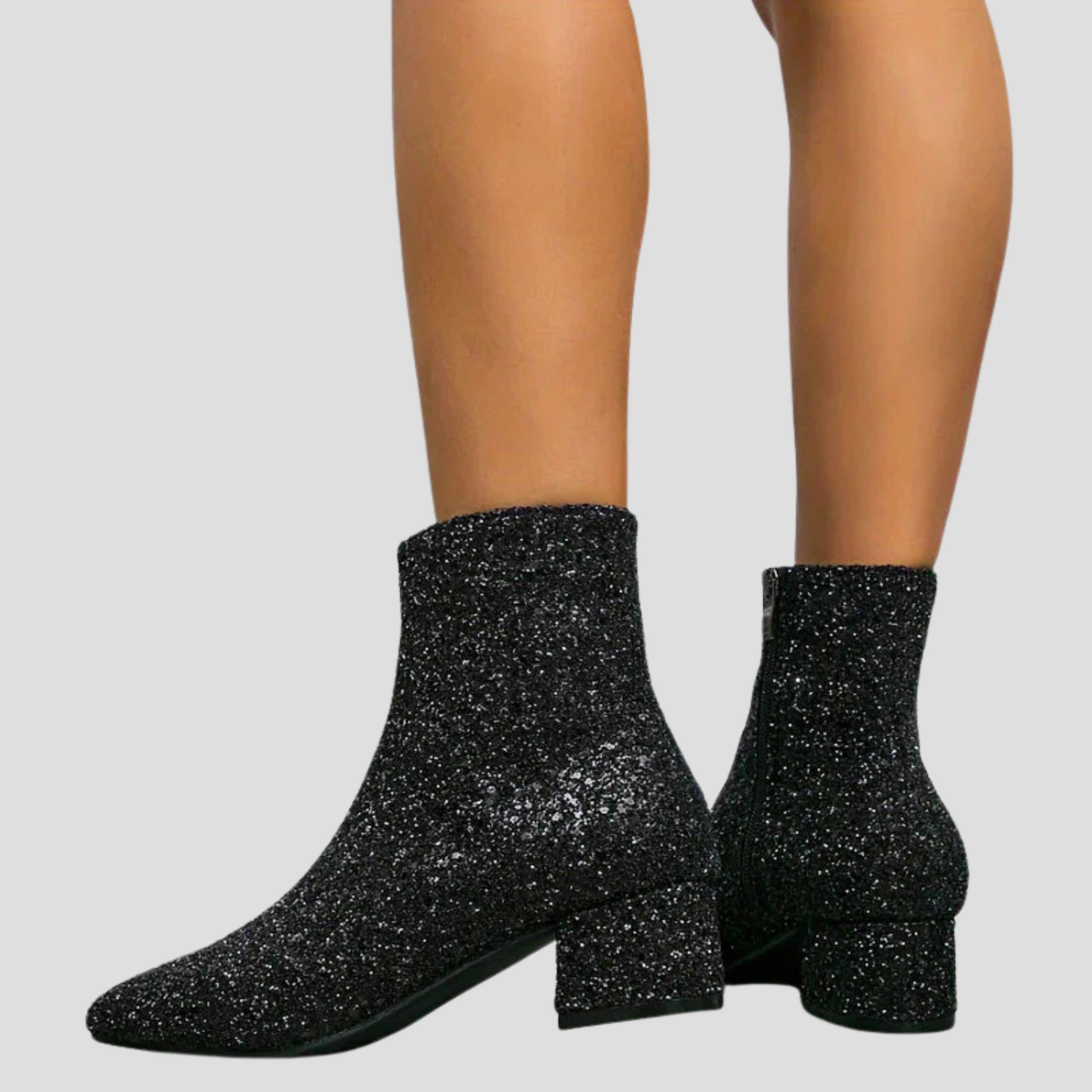 Women Boots | Ankle Height Form & Shimmered Surface Design for Daily Use