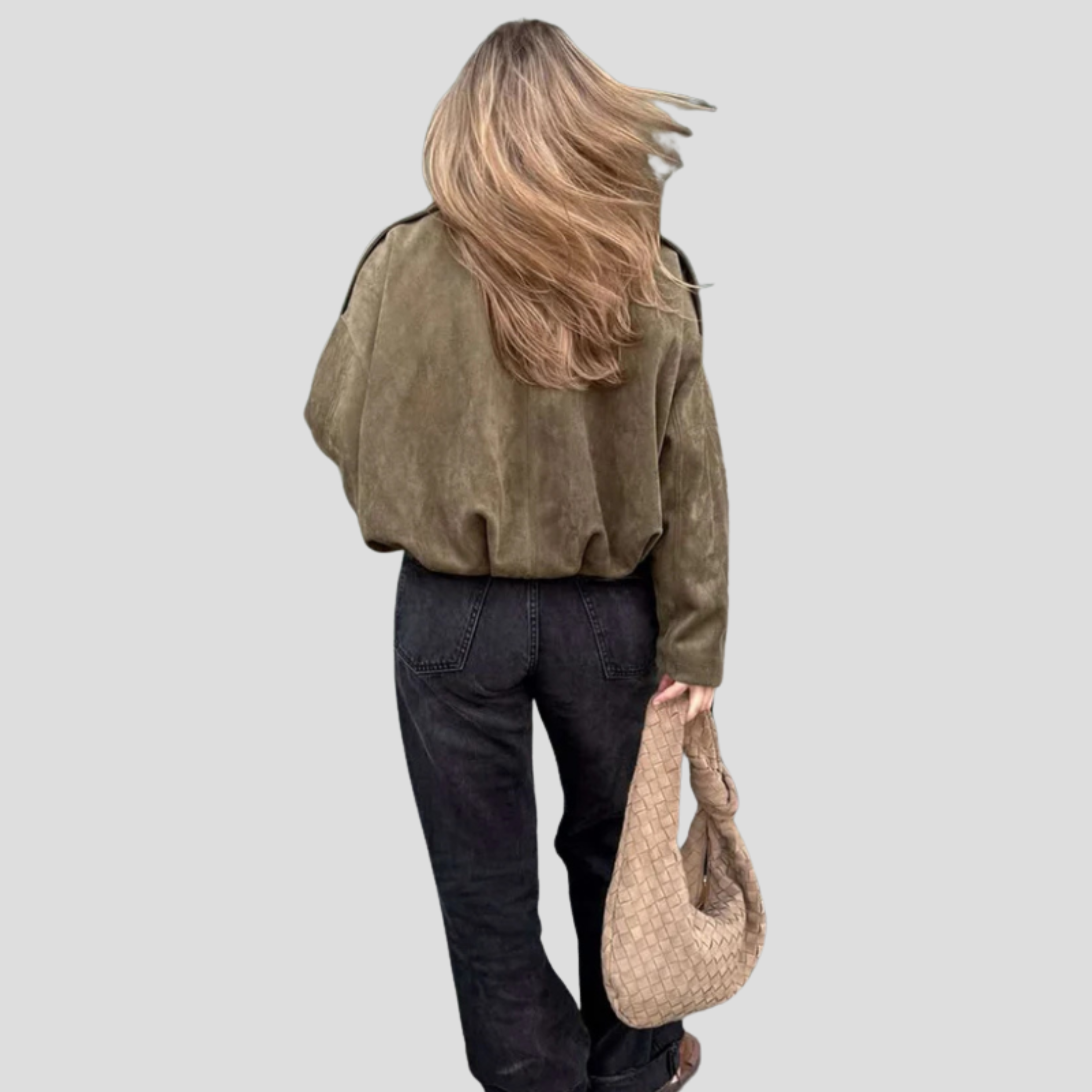 Women Bomber Jacket | Relaxed Silhouette & Minimal Detail Structure for Daily Wear