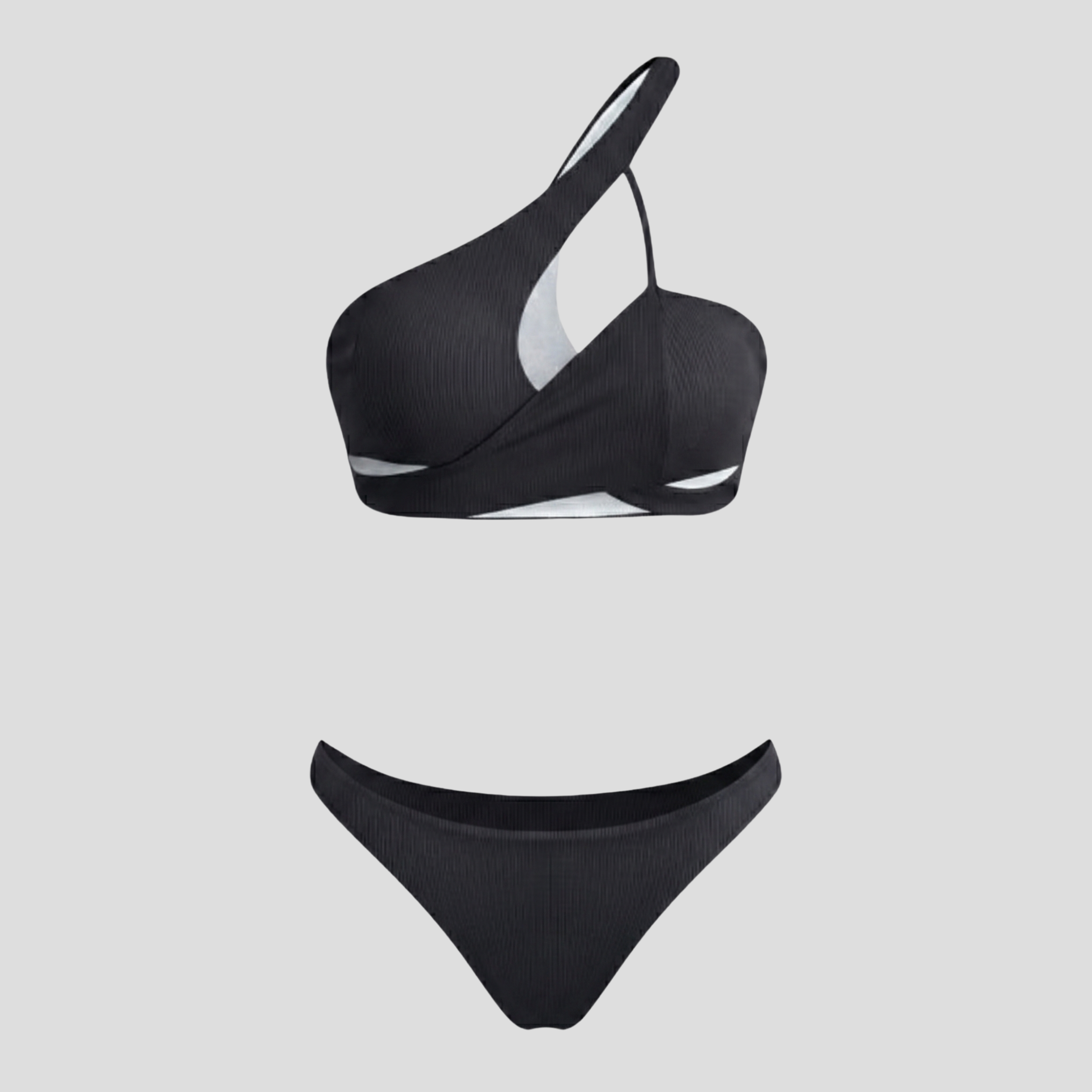 Women Bikini Set | One-Shoulder Form & Cut-Out Alignment for Swimwear
