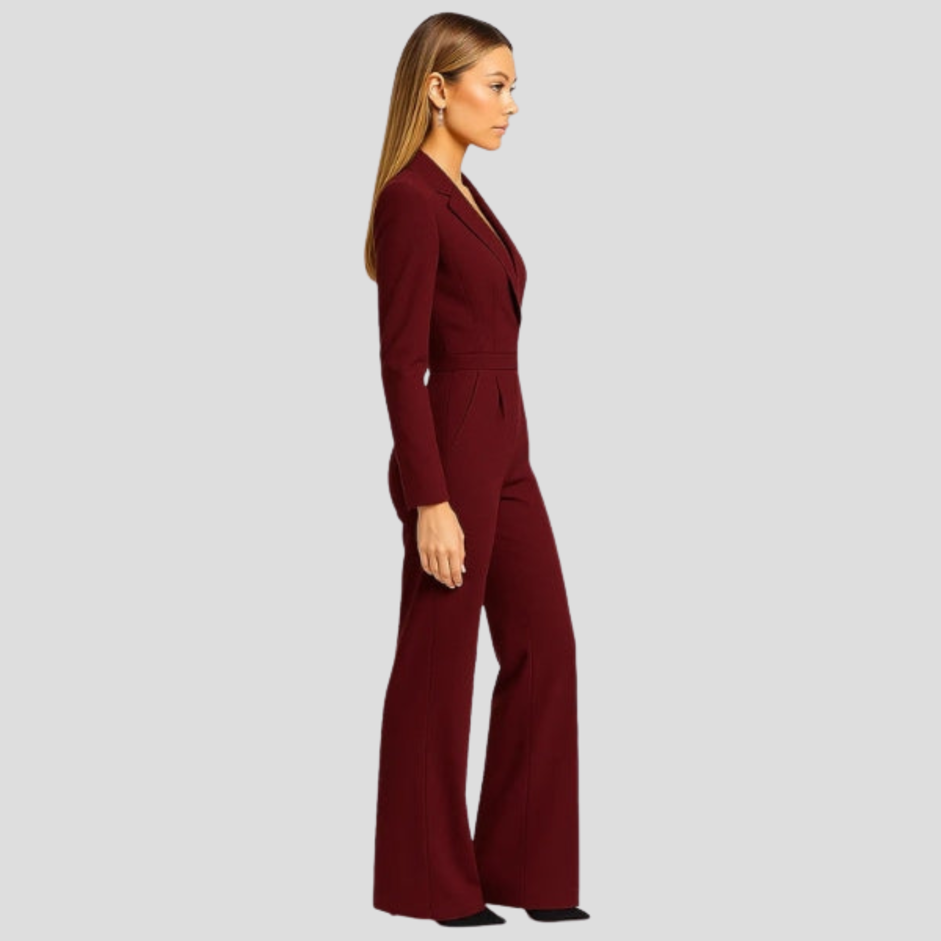 Women Jumpsuit | V-Neck Shape & Wide Leg Silhouette for Daily Wear