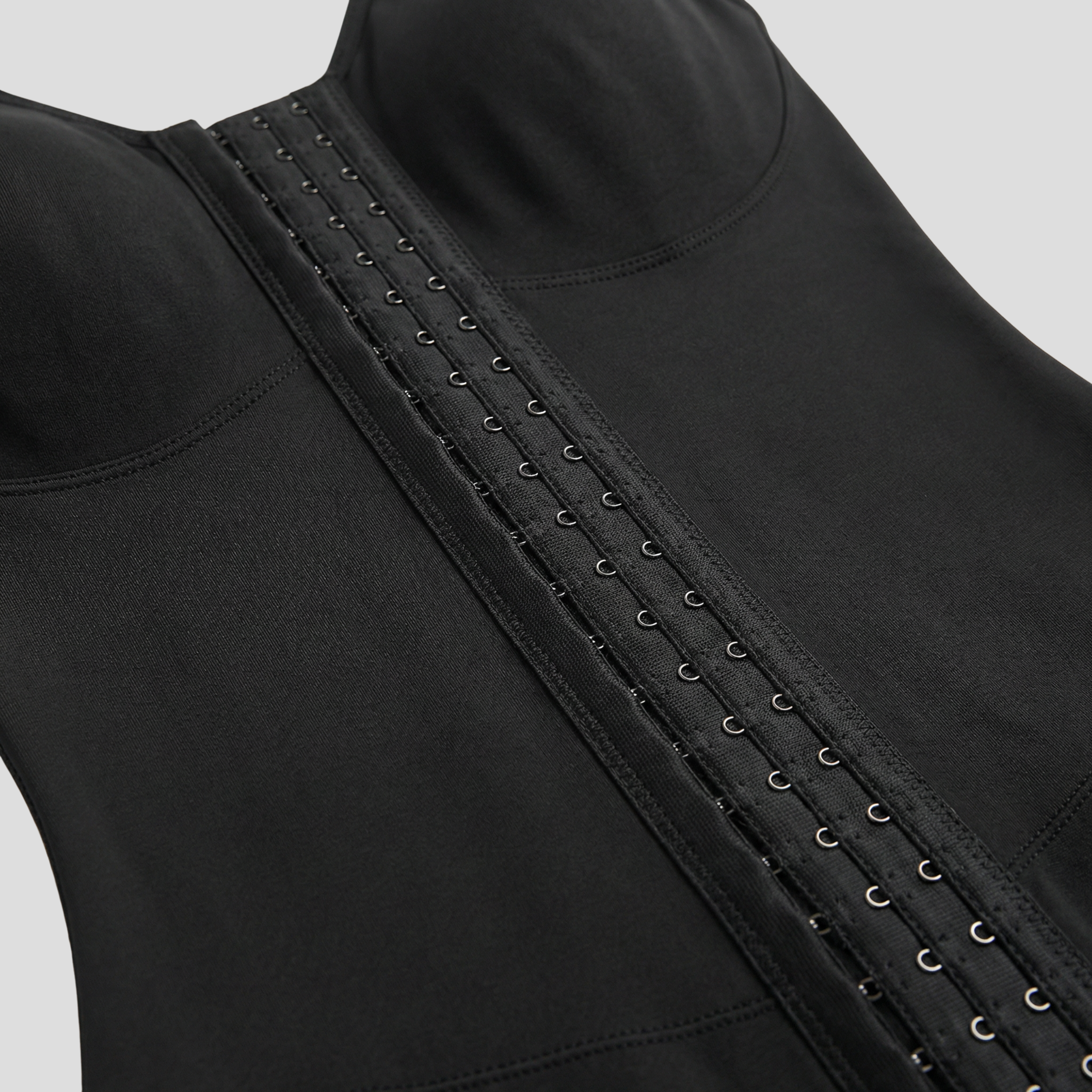 Women Sculpting Bodysuit | Hook-Front Closure & Full-Length Structured Silhouette for Layering