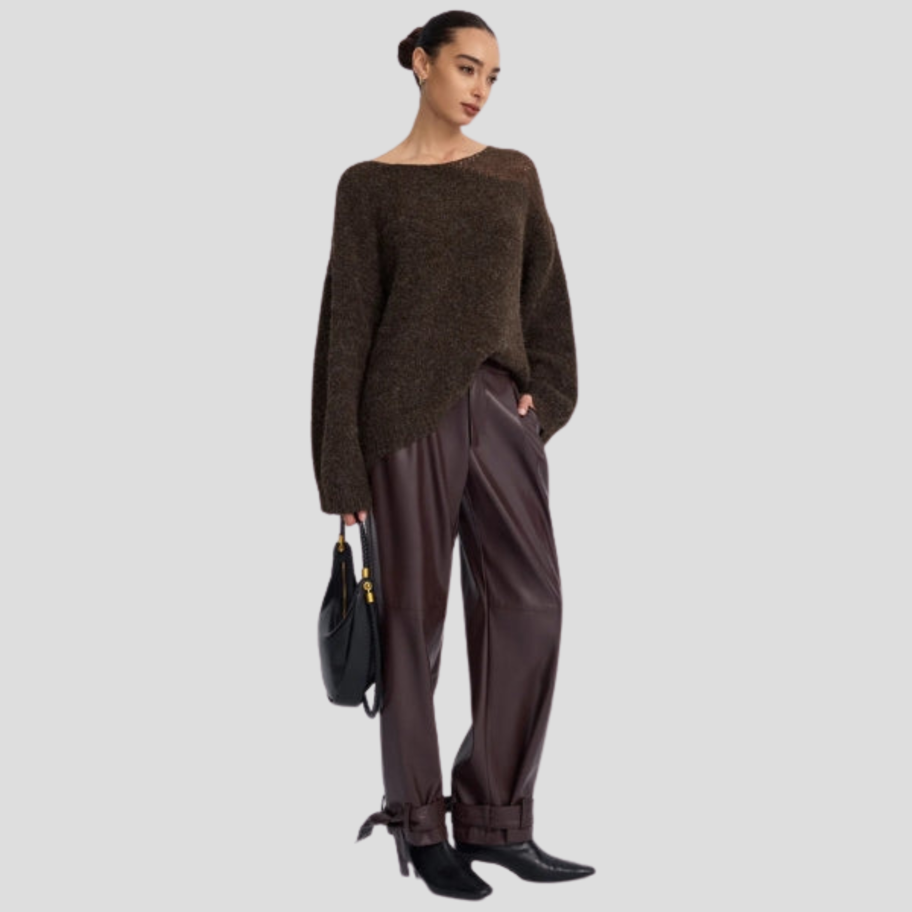 Women Sweater | Boat Neck Shape & Relaxed Silhouette for Daily Wear