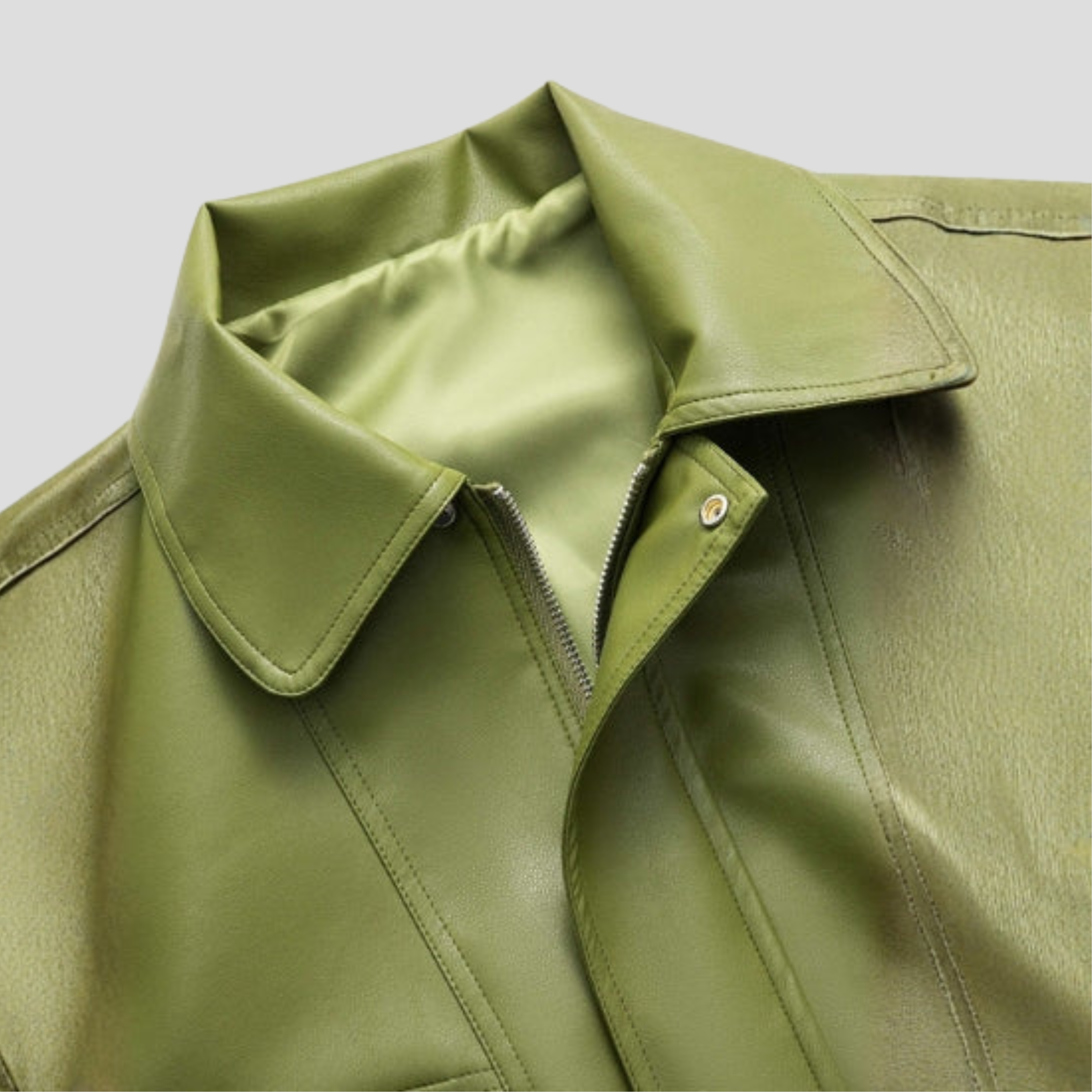 Women Cropped Bomber Jacket | Structured Silhouette & Ribbed Hem Detail for Daily Wear