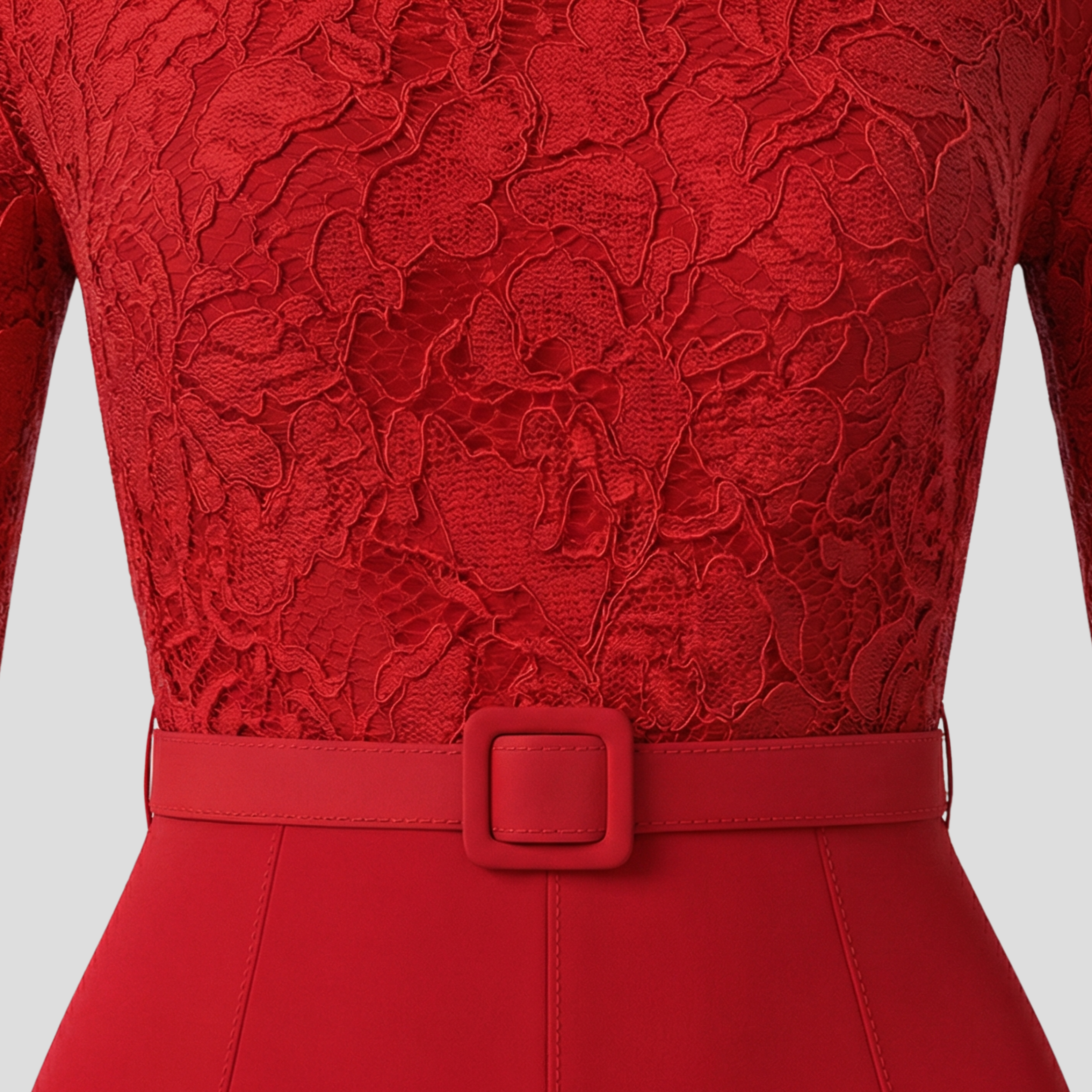 Women Jumpsuit | High Neck Shape & Belted Waist Flared Silhouette for Daily Wear