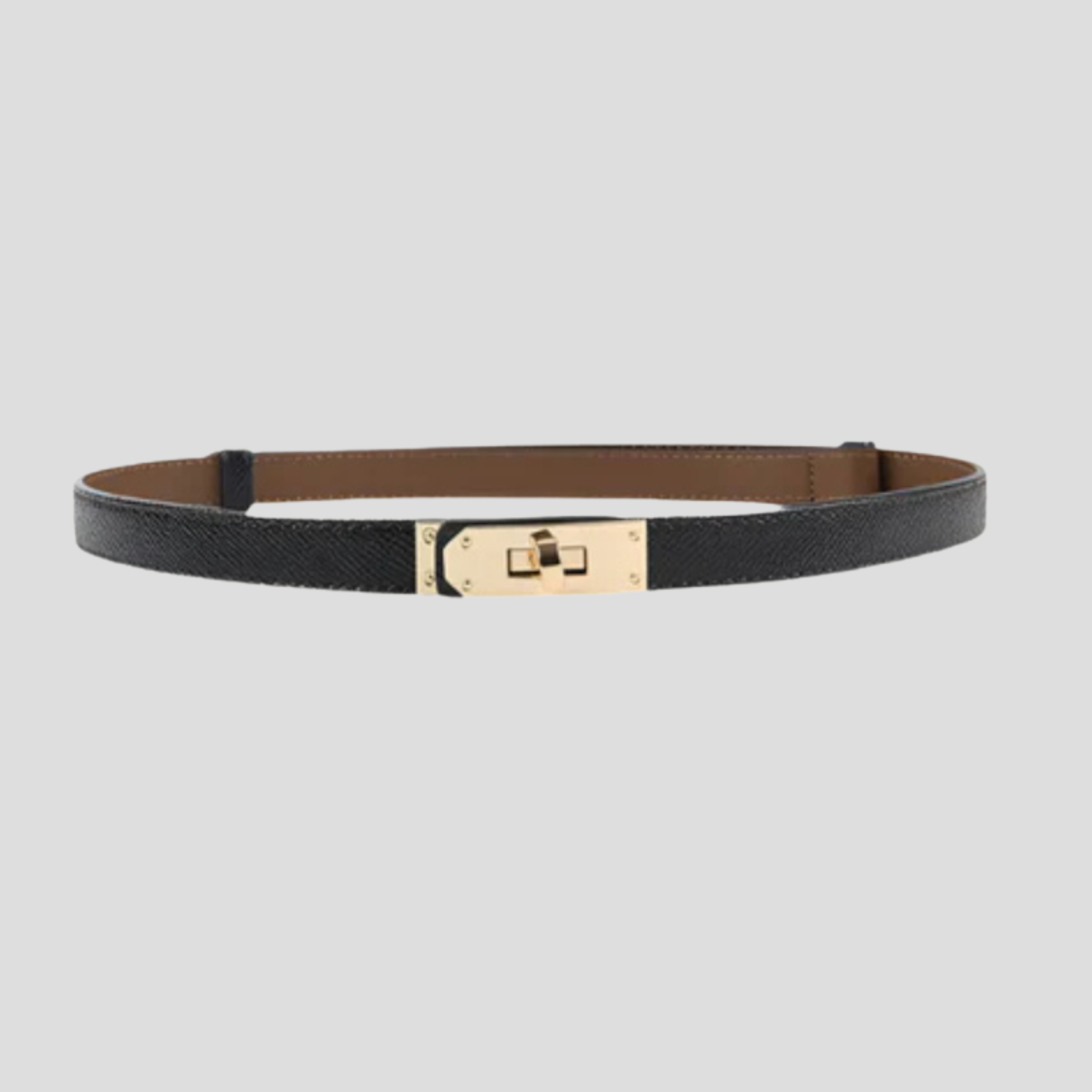 Women Belt |  Straight Strap Design & Defined Buckle Shape for Daily Wear