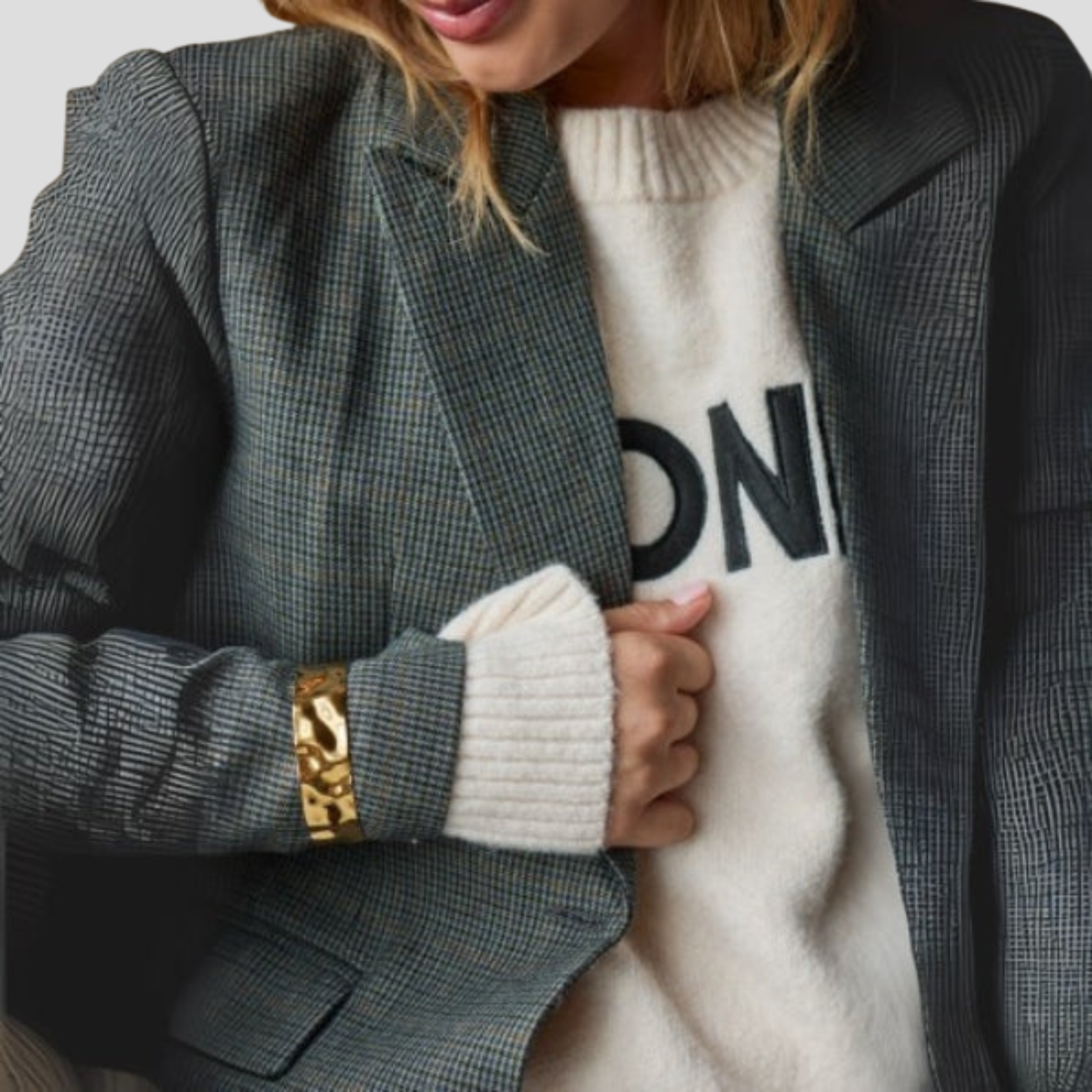 Women Cuff Bracelet | Hammered Surface Pattern & Open Form for Daily Wear