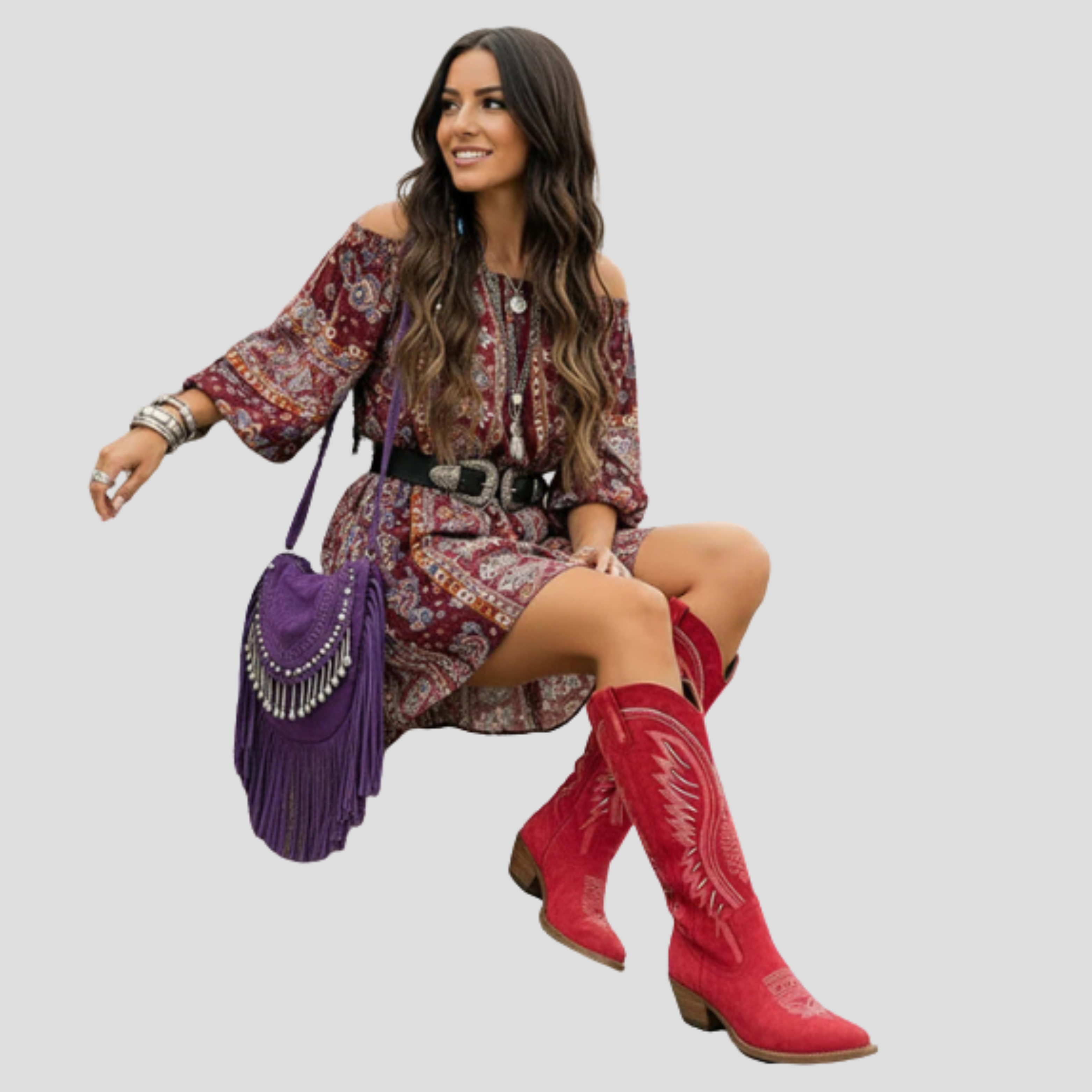 Women Boots | Western Profile & Embroidered Detail with Pointed Toe Design for Daily Wear