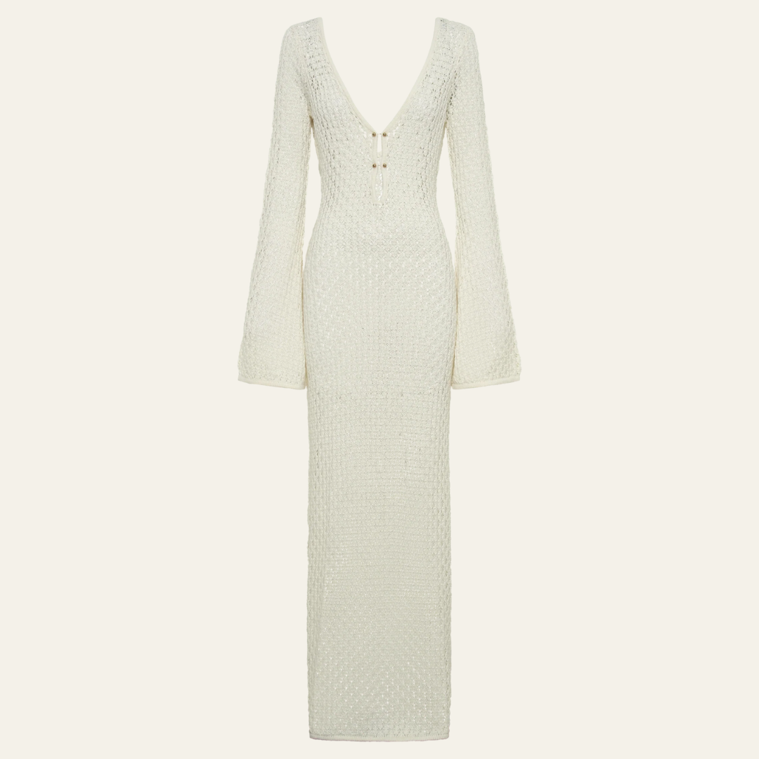 The St. Moritz Crochet Beach Maxi Dress