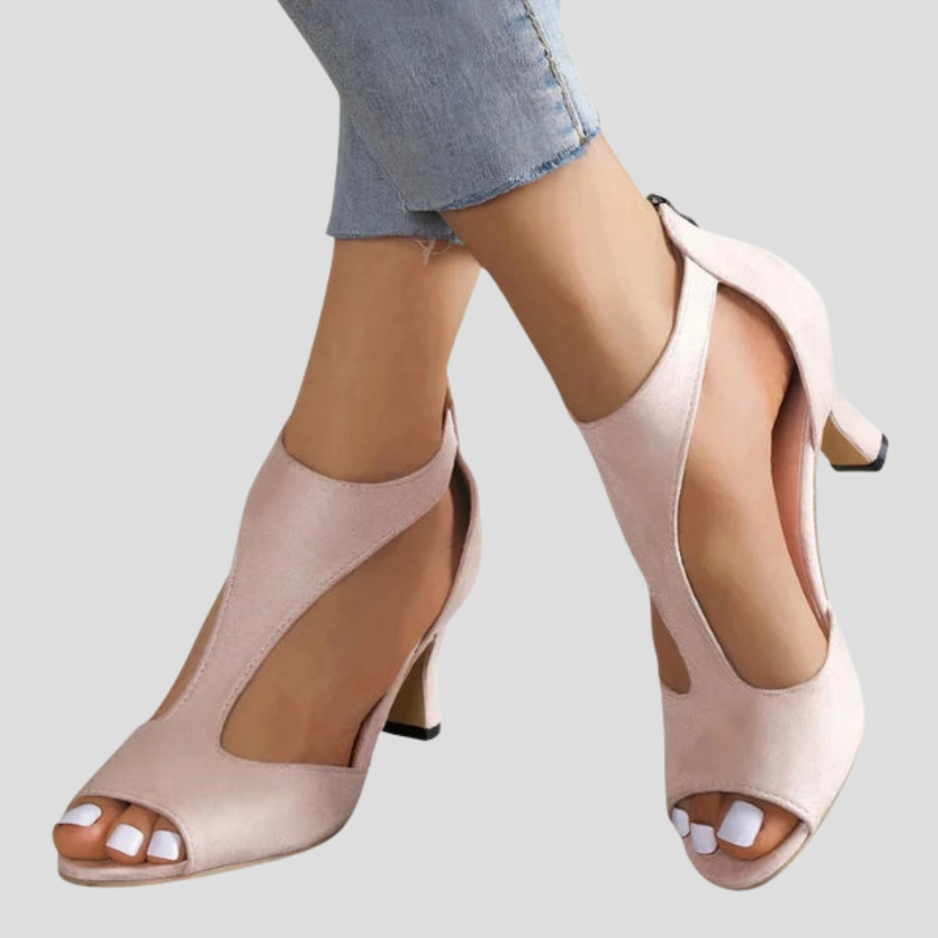 Women High-Heel Sandals | Sculpted Cutout Design & Streamlined Ankle Silhouette for Evening Wear