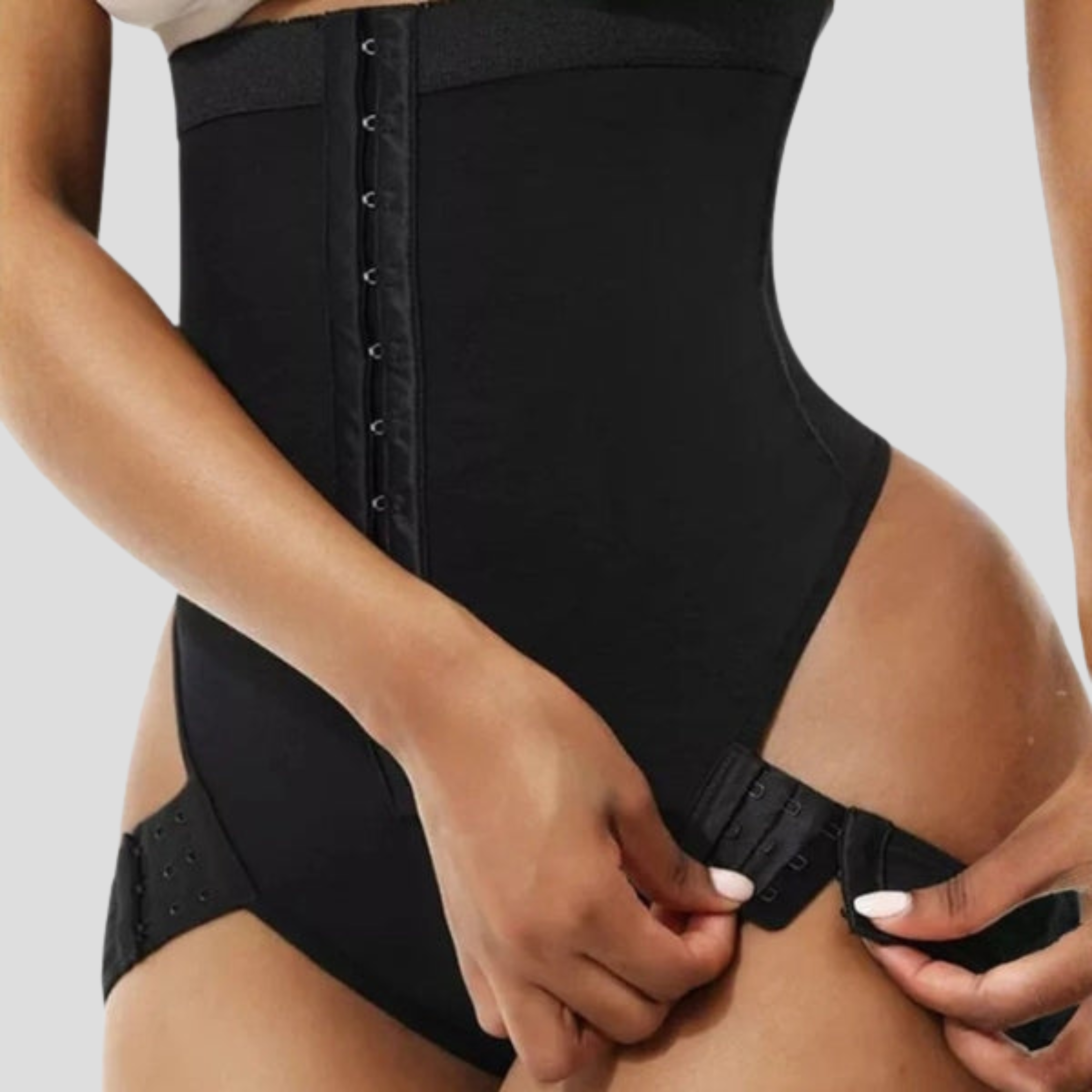 Women Shaping Brief | Hook-Front Closure & High-Waist Structured Silhouette for Layering