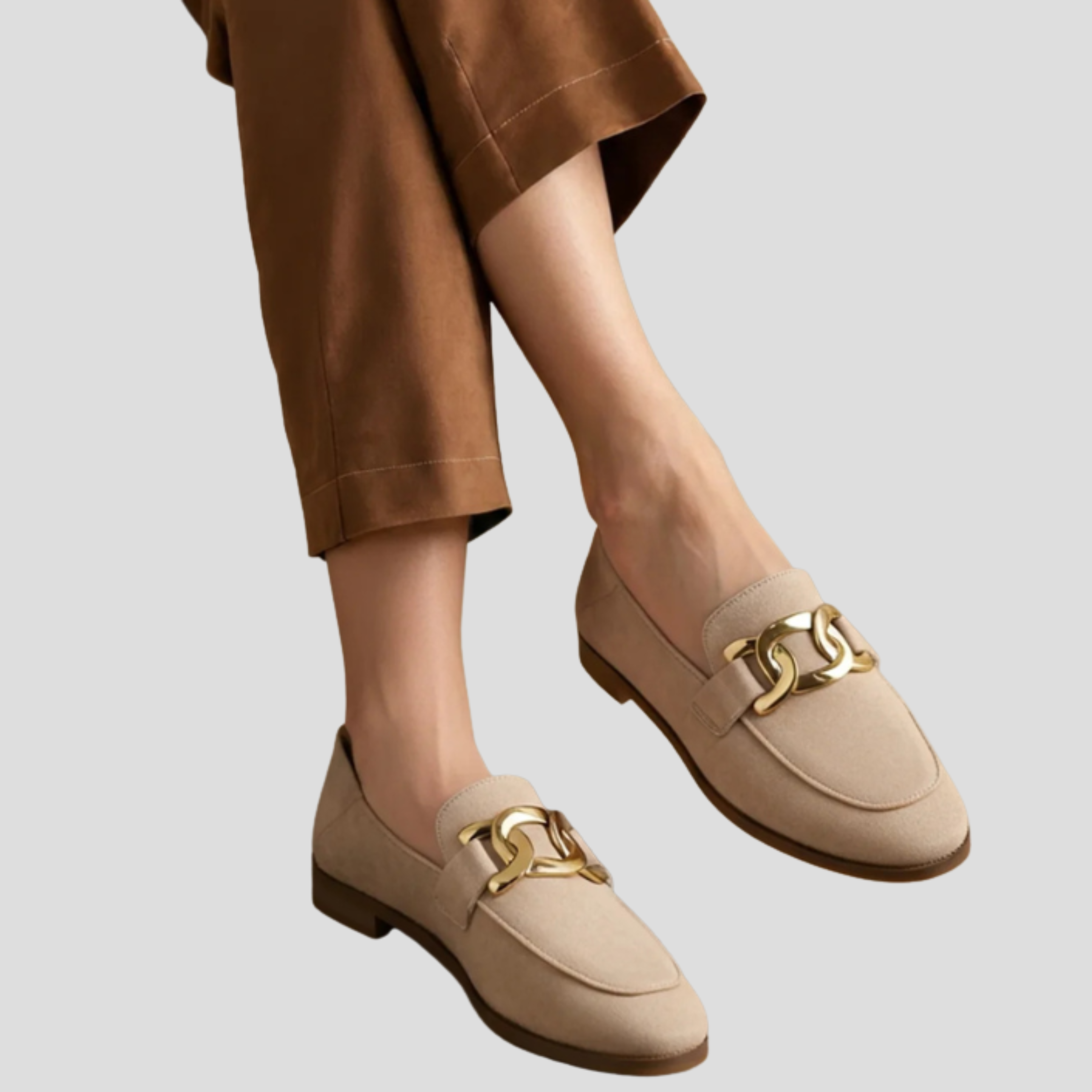 Women Loafers | Chain Detail & Clean Slip-On Silhouette for Daily Wear