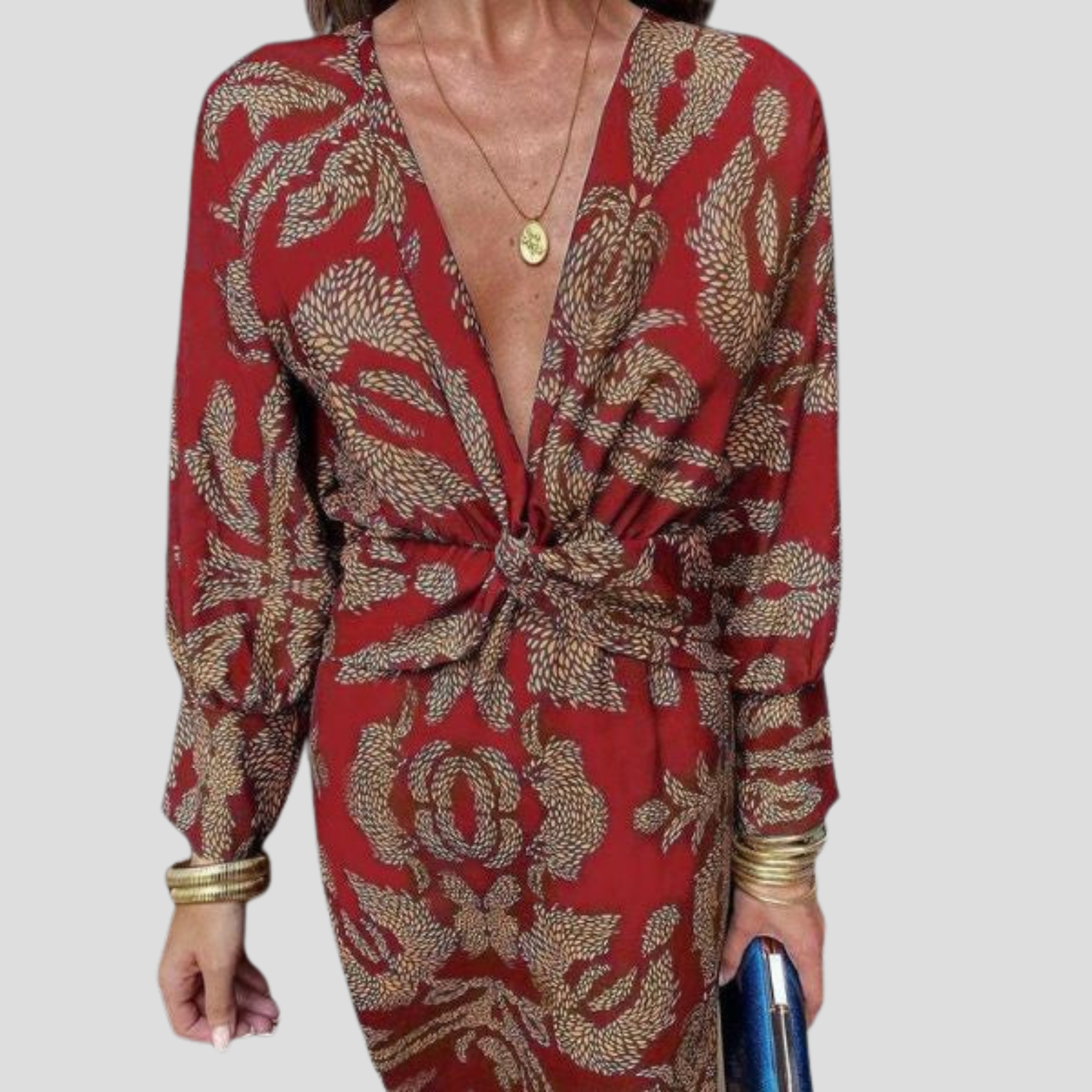 Women Midi Dress | Flowing Silhouette & Defined Waist Alignment for Daily Wear