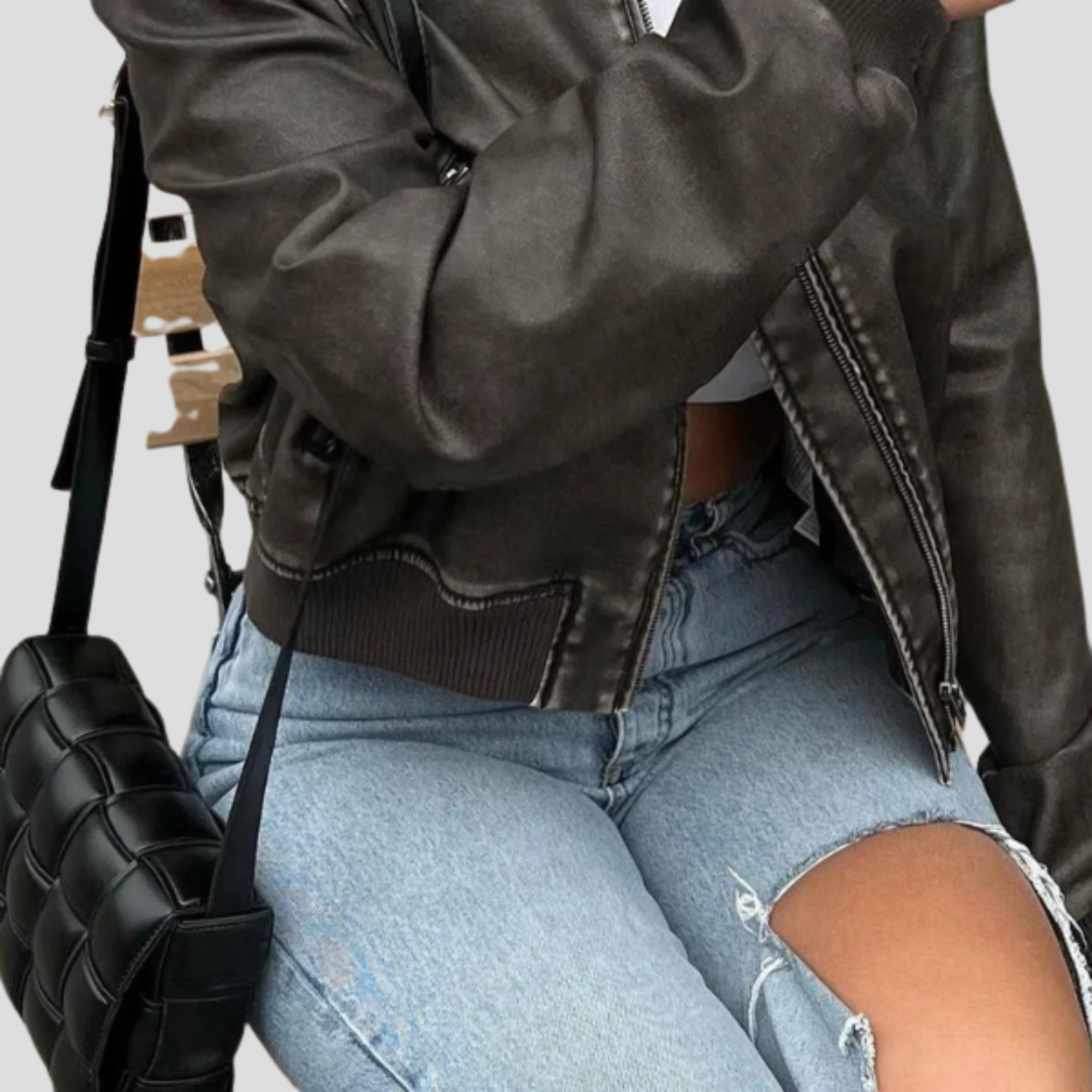 Women Jacket | Ribbed Edge Structure & Streamlined Silhouette for Daily Use