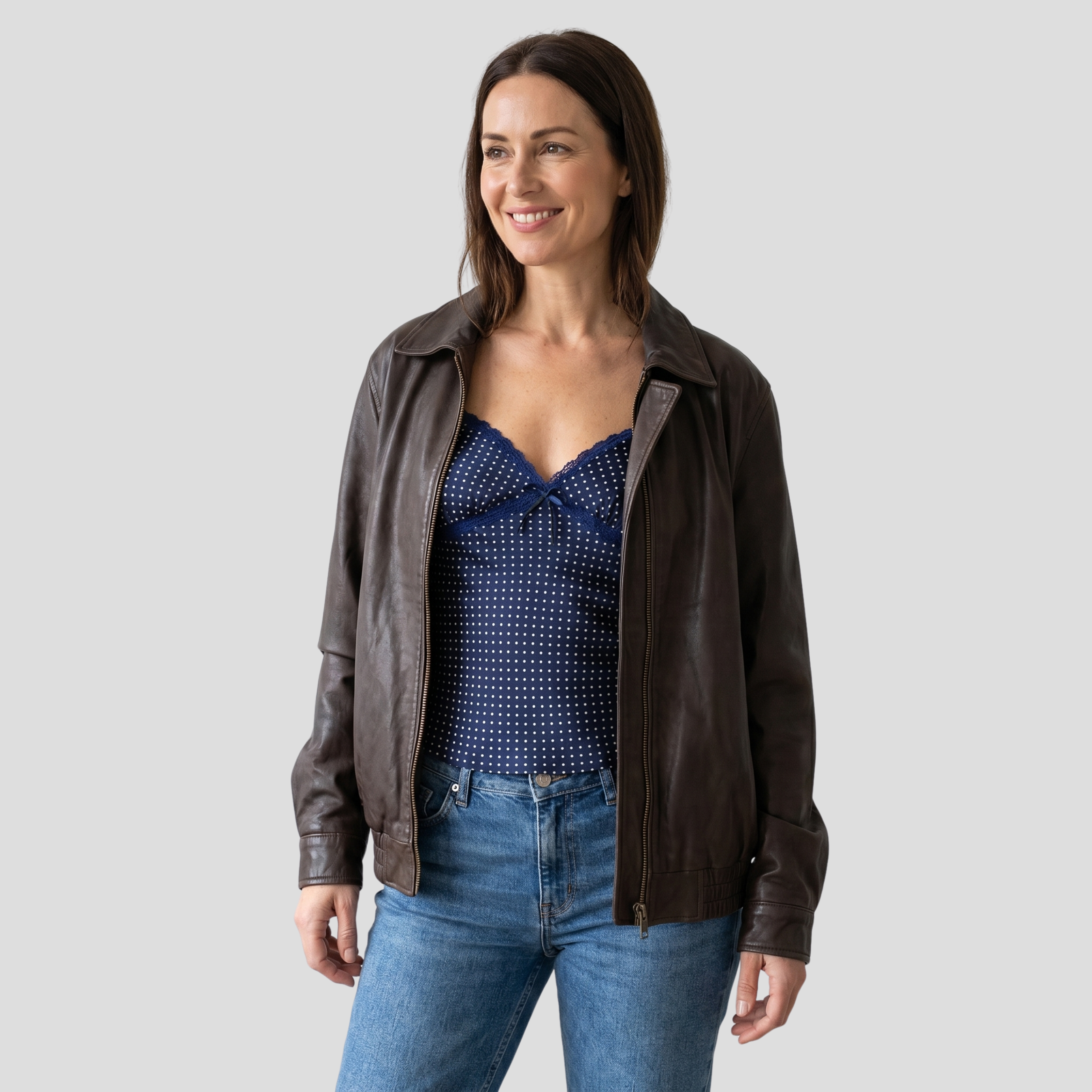 Women Crop Top | Polka Dot Surface Definition & Lace Edge Placement for Daily Wear