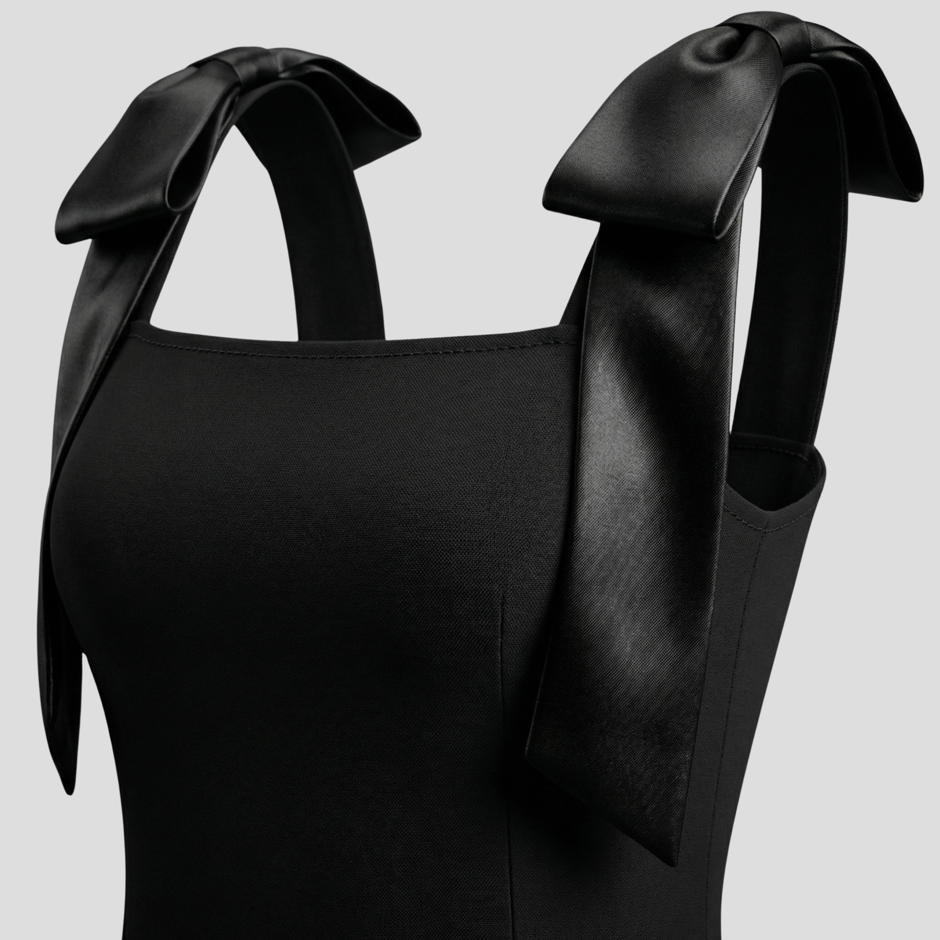 Women Mini Dress | Bow Strap Detail & A-Line Silhouette for Evening Wear