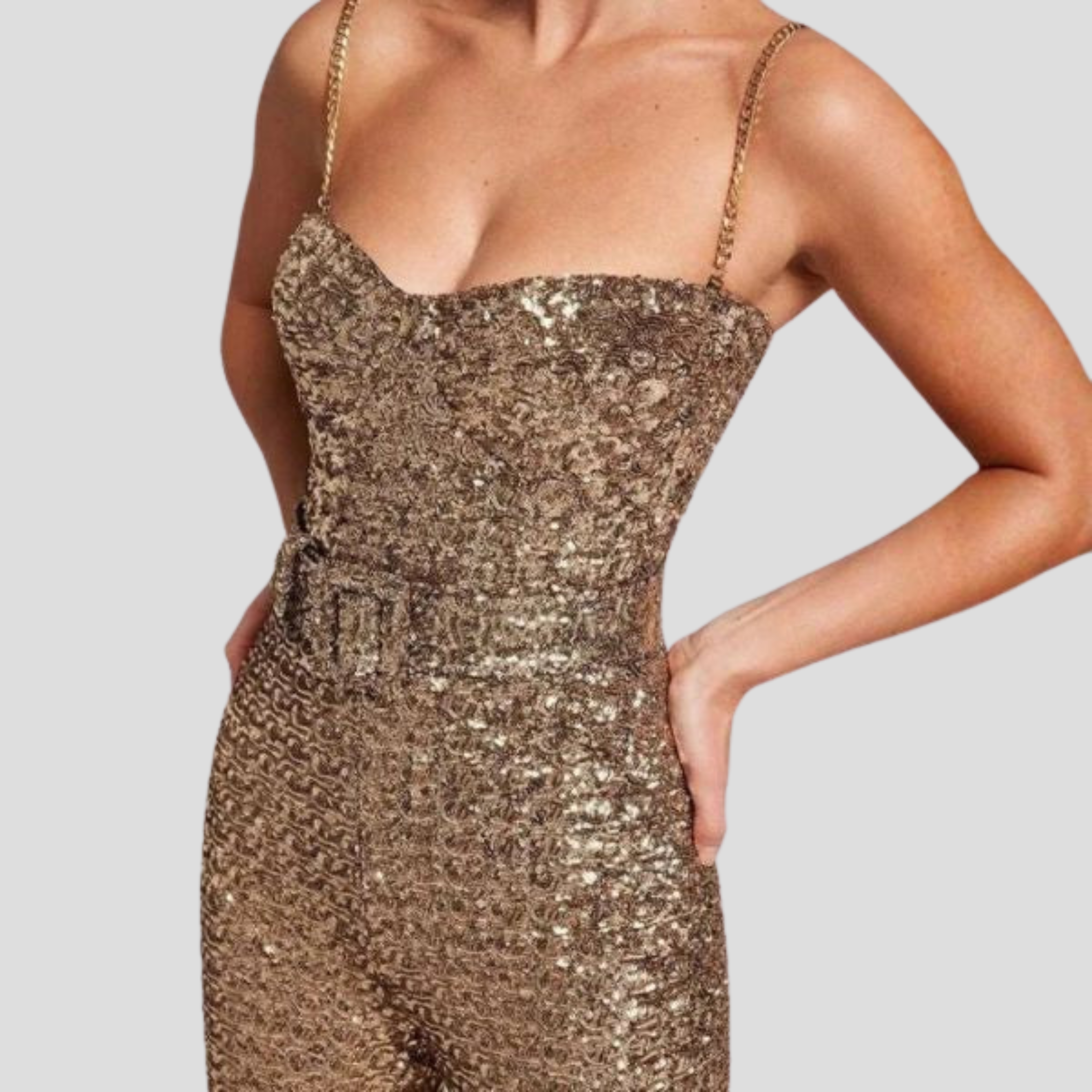Women Jumpsuit | Strapless Design & Belted Waist Silhouette for Daily Wear