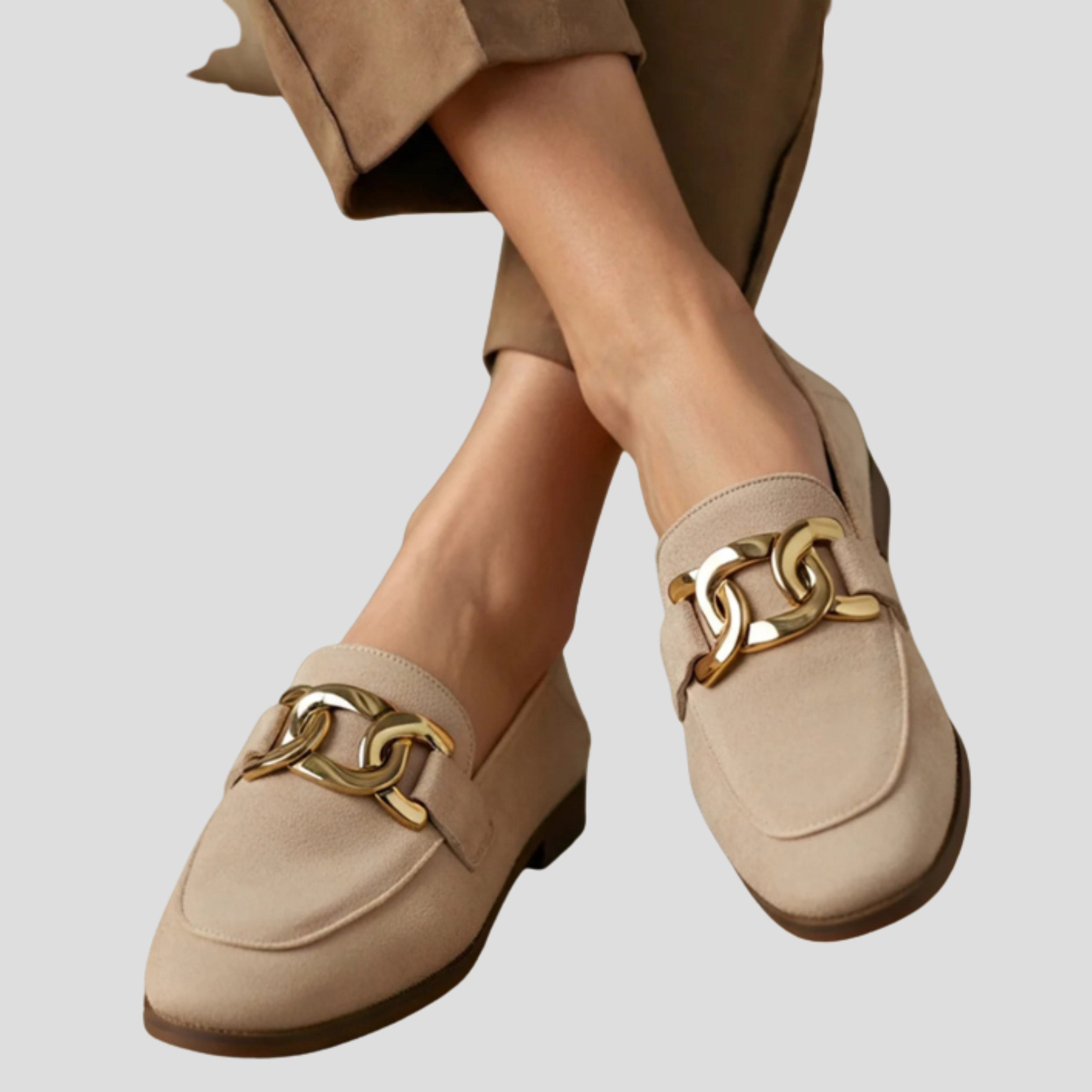 Women Loafers | Chain Detail & Clean Slip-On Silhouette for Daily Wear