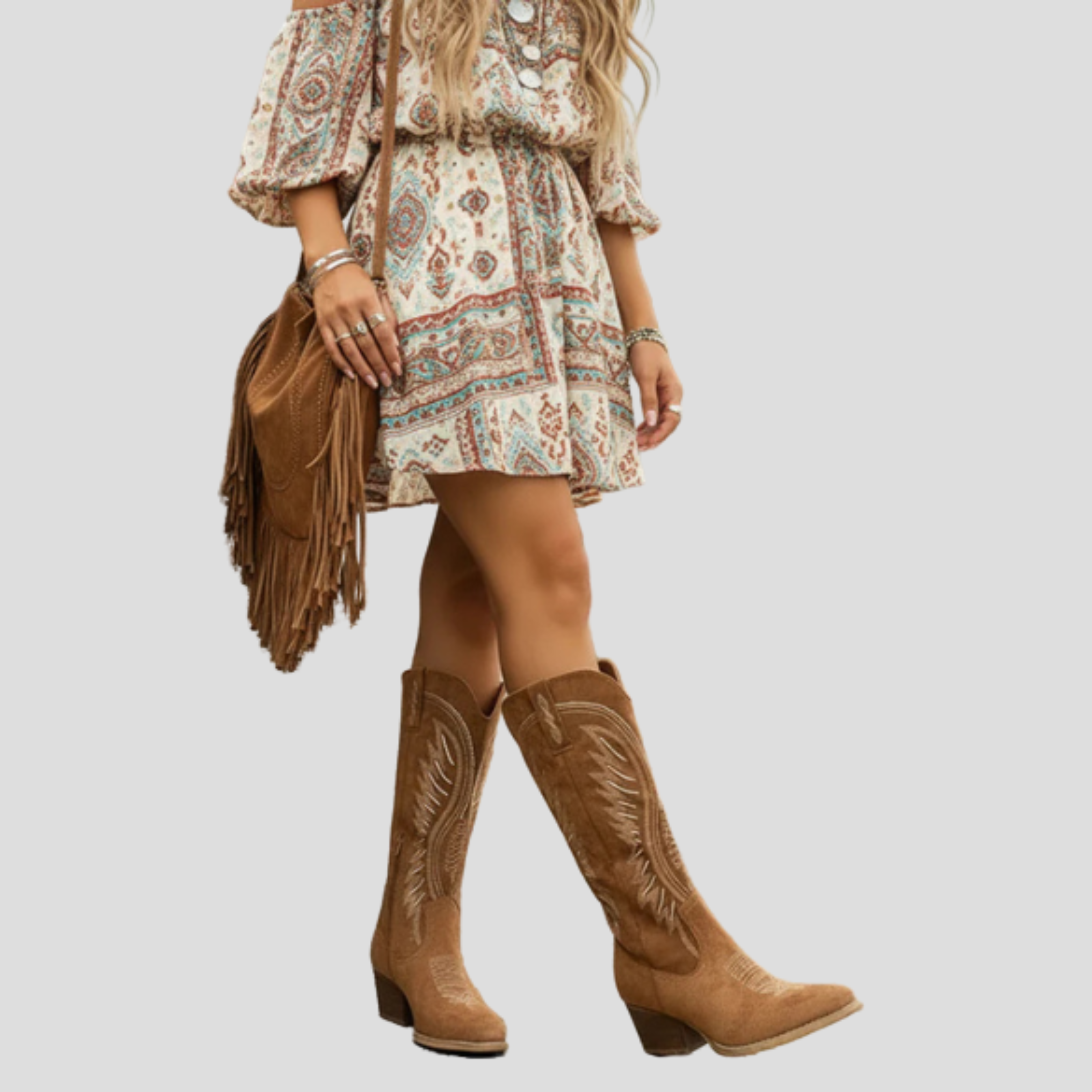 Women Boots | Western Profile & Embroidered Detail with Pointed Toe Design for Daily Wear