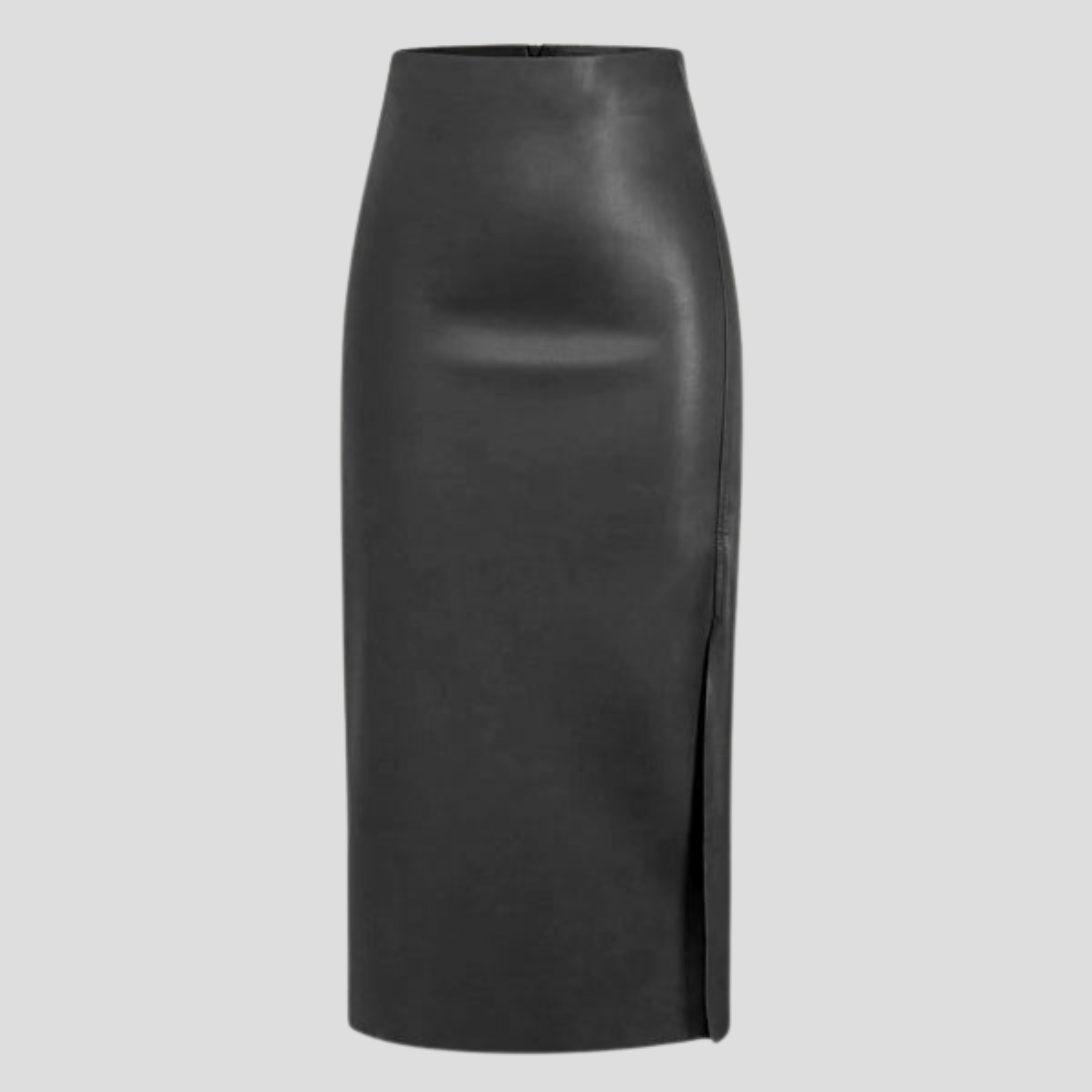 Women Midi Skirt | High-Waist Structure & Side-Slit Silhouette for Evening Wear