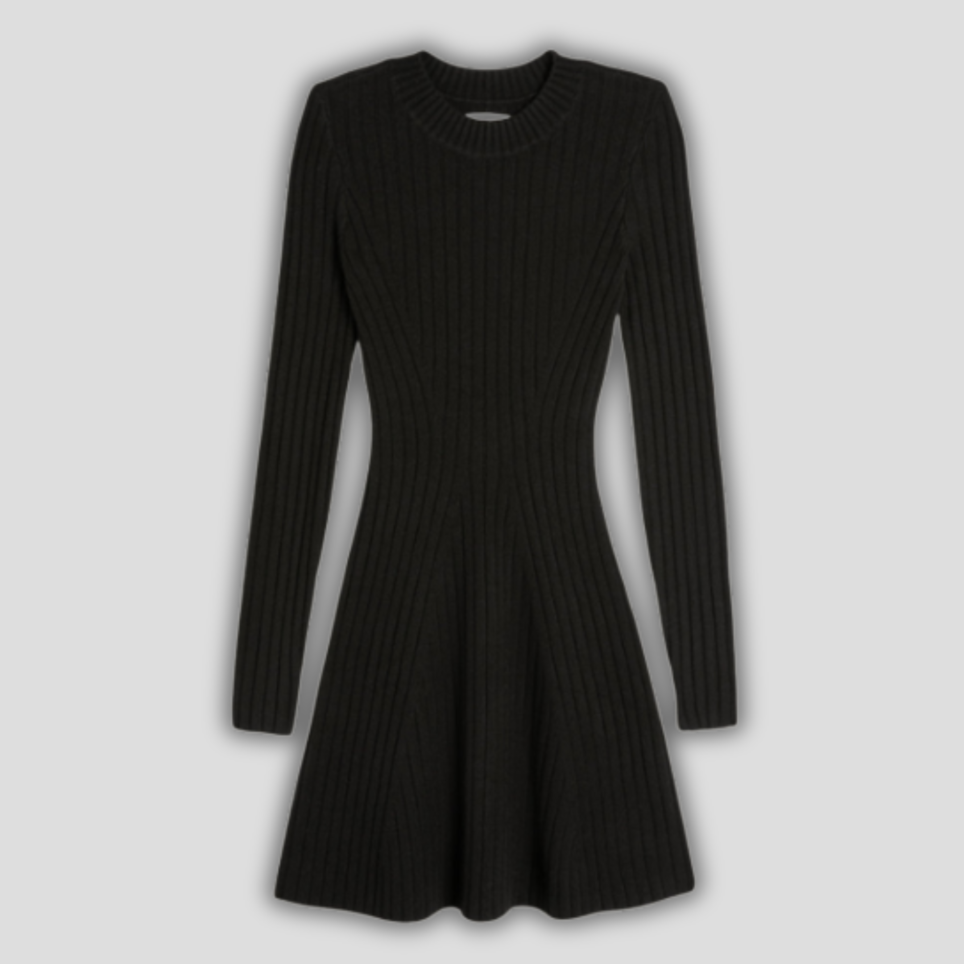 Women Mini Dress | Ribbed Texture Detail & Fit-and-Flare Silhouette for Daily Wear
