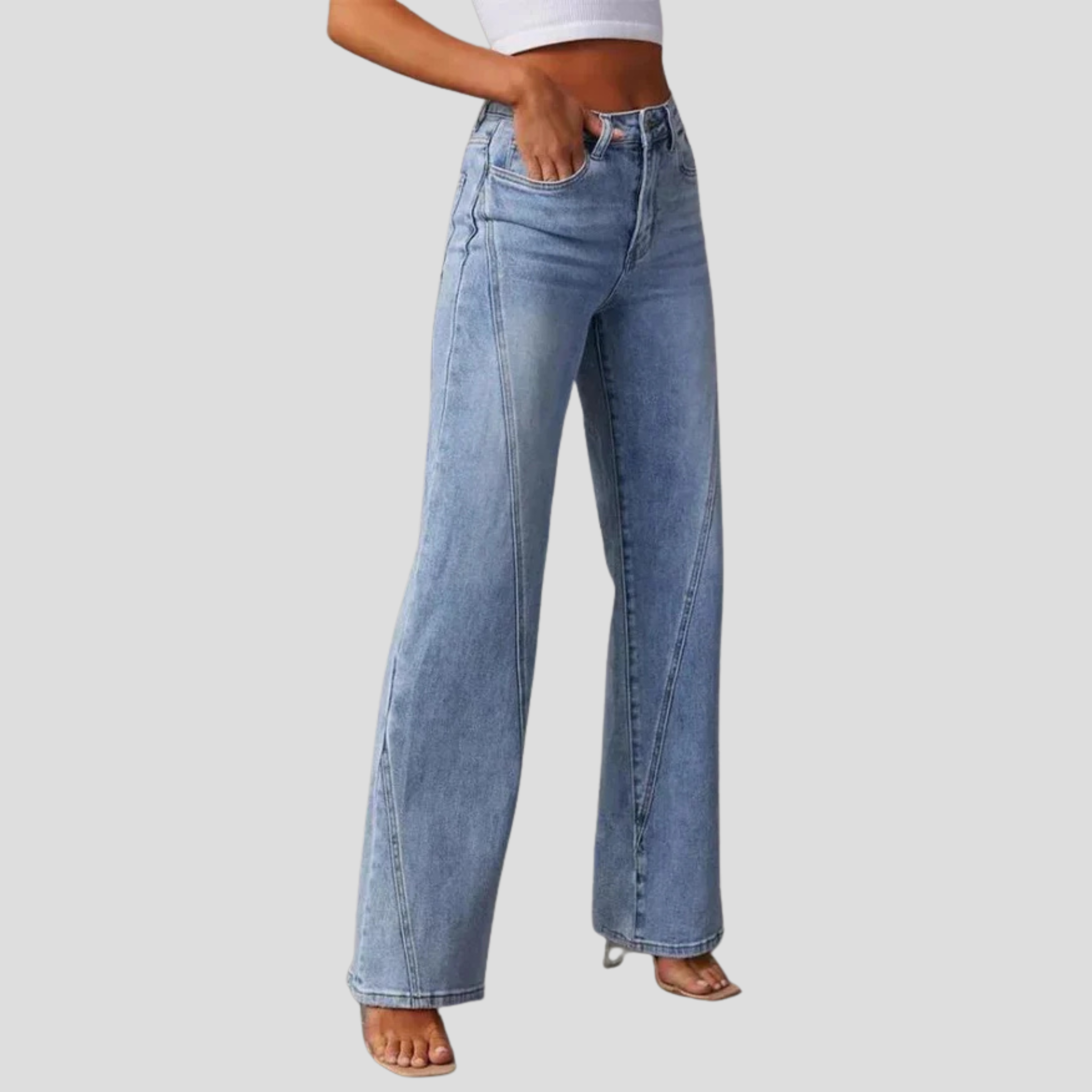 Women Jeans | High-Waist Design & Wide-Leg Silhouette for Daily and Urban Wear