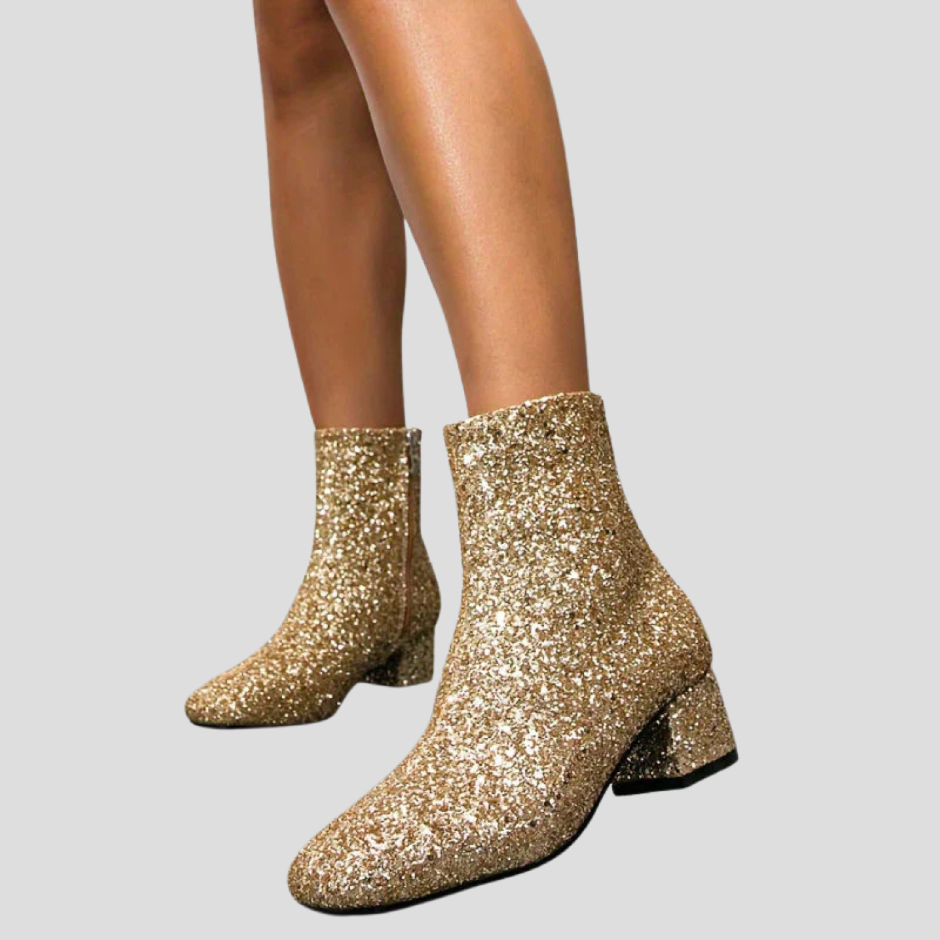 Women Boots | Ankle Height Form & Shimmered Surface Design for Daily Use