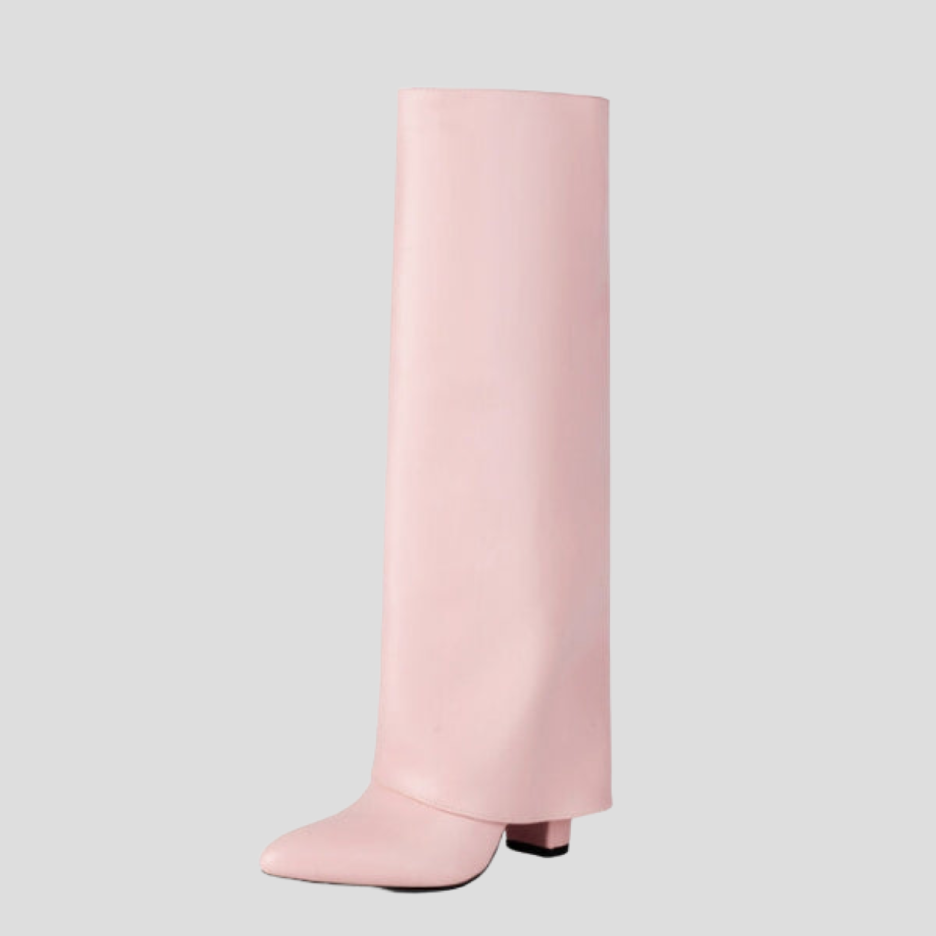 Women Boots | Sculpted Knee-High Form & Square Heel Design for Daily Wear