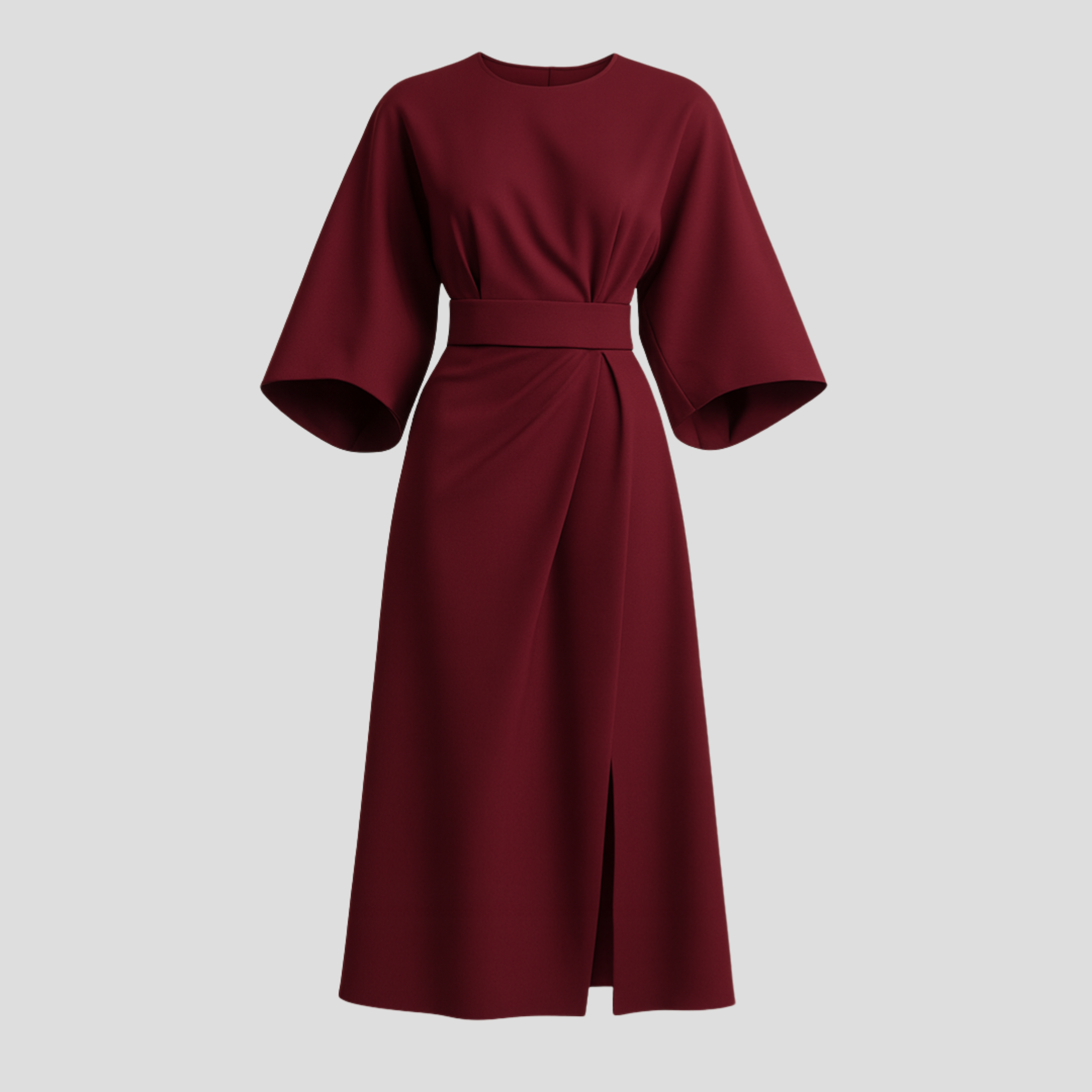 Women Maxi Dress | Belted Waist Structure & Flowing Floor-Length Silhouette for Daily Wear