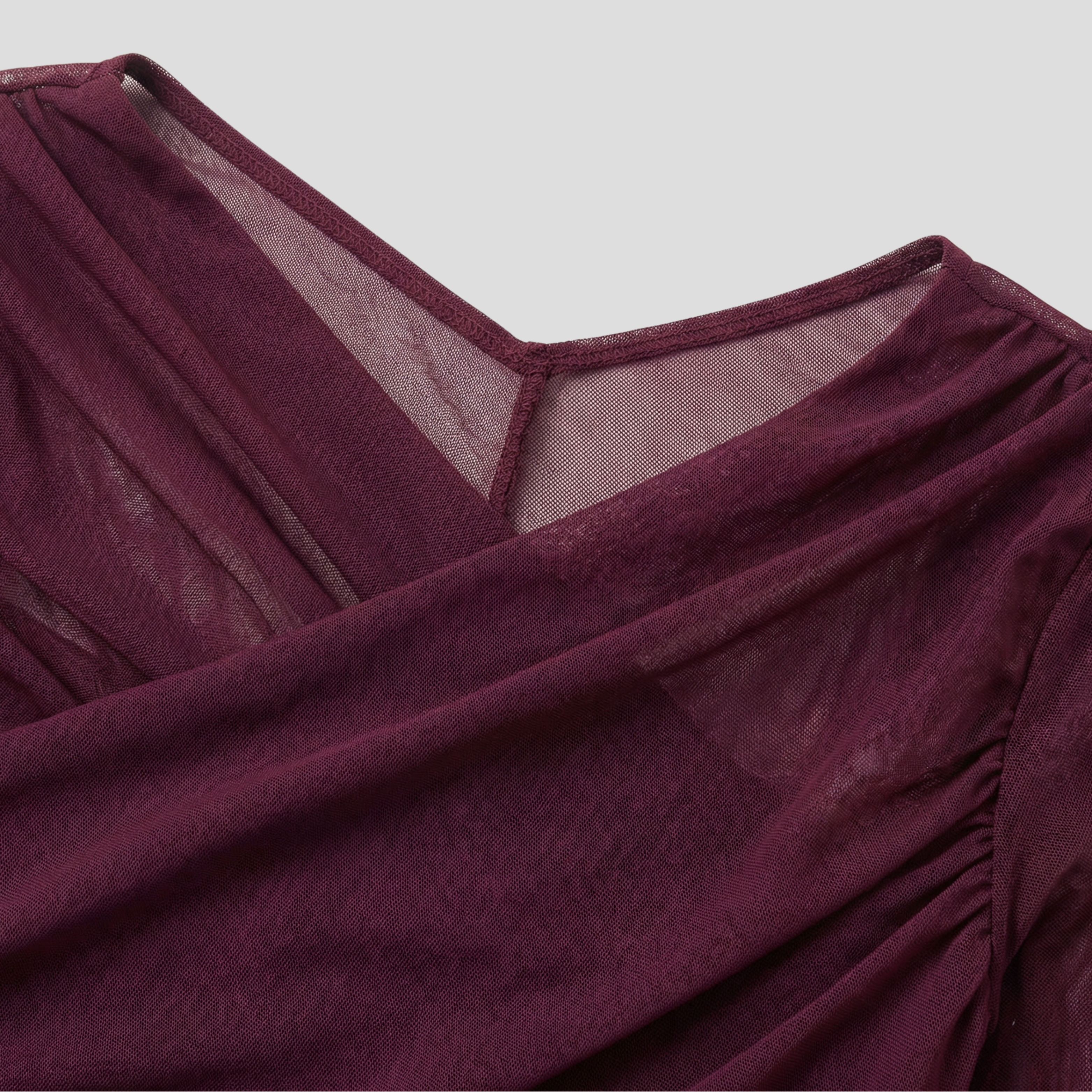 Women Top | Wrap Front Structure & Ruched Surface Design for Daily Use