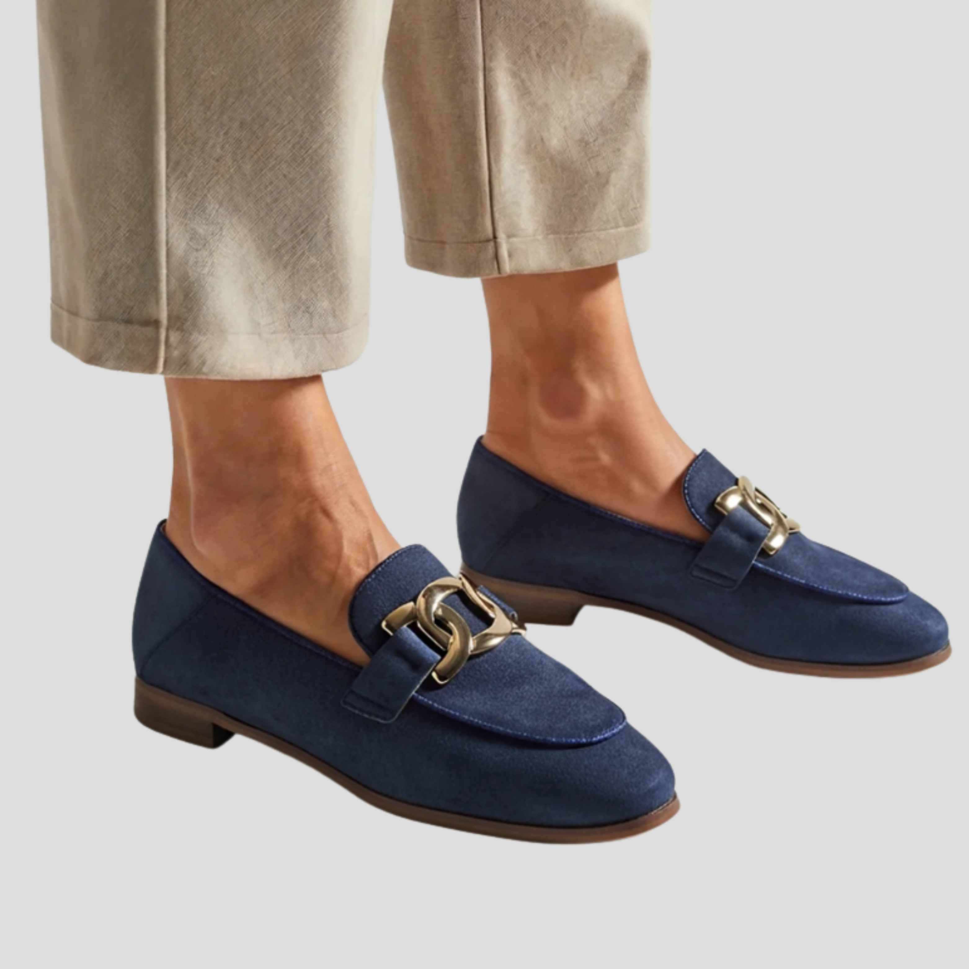 Women Loafers | Chain Detail & Clean Slip-On Silhouette for Daily Wear
