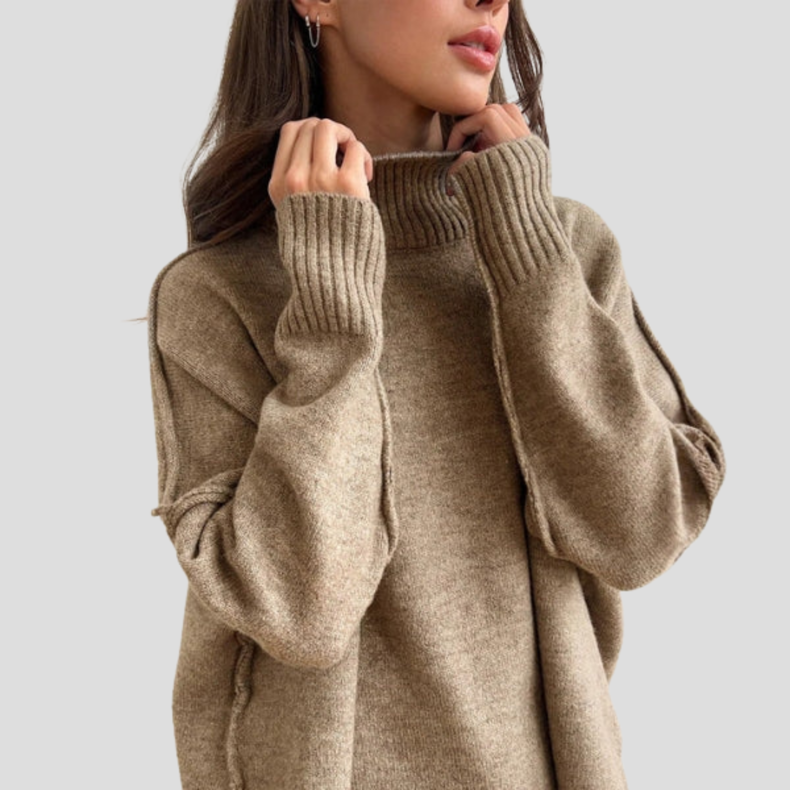 Women Knitwear Set | Coordinated Upper Form & Relaxed Lower Alignment for Daily Wear
