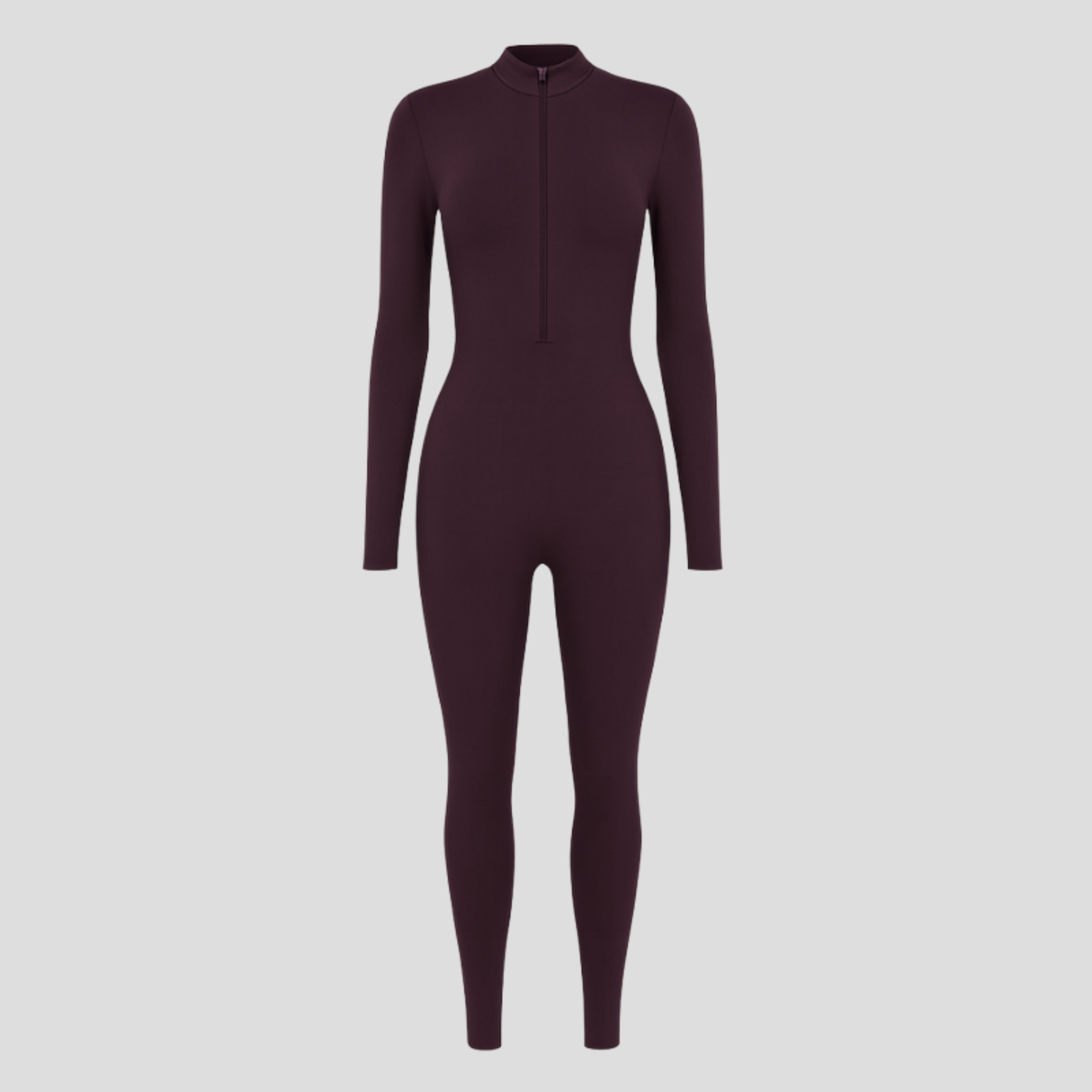 Women Jumpsuit | High Neck Zip Design & Streamlined Silhouette for Daily Wear