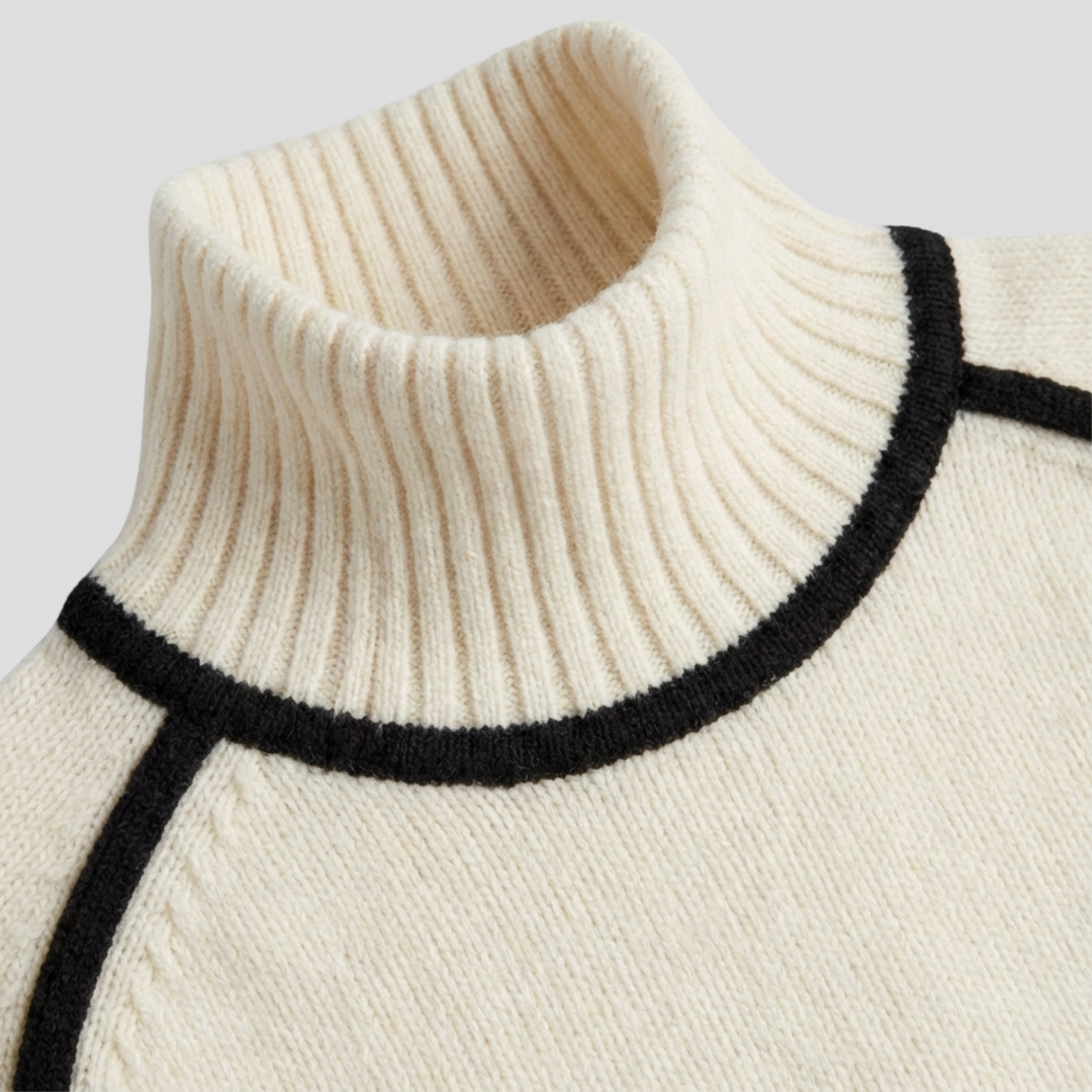 Women Sweater | High Neck Structure & Long Sleeve Form for Daily Use