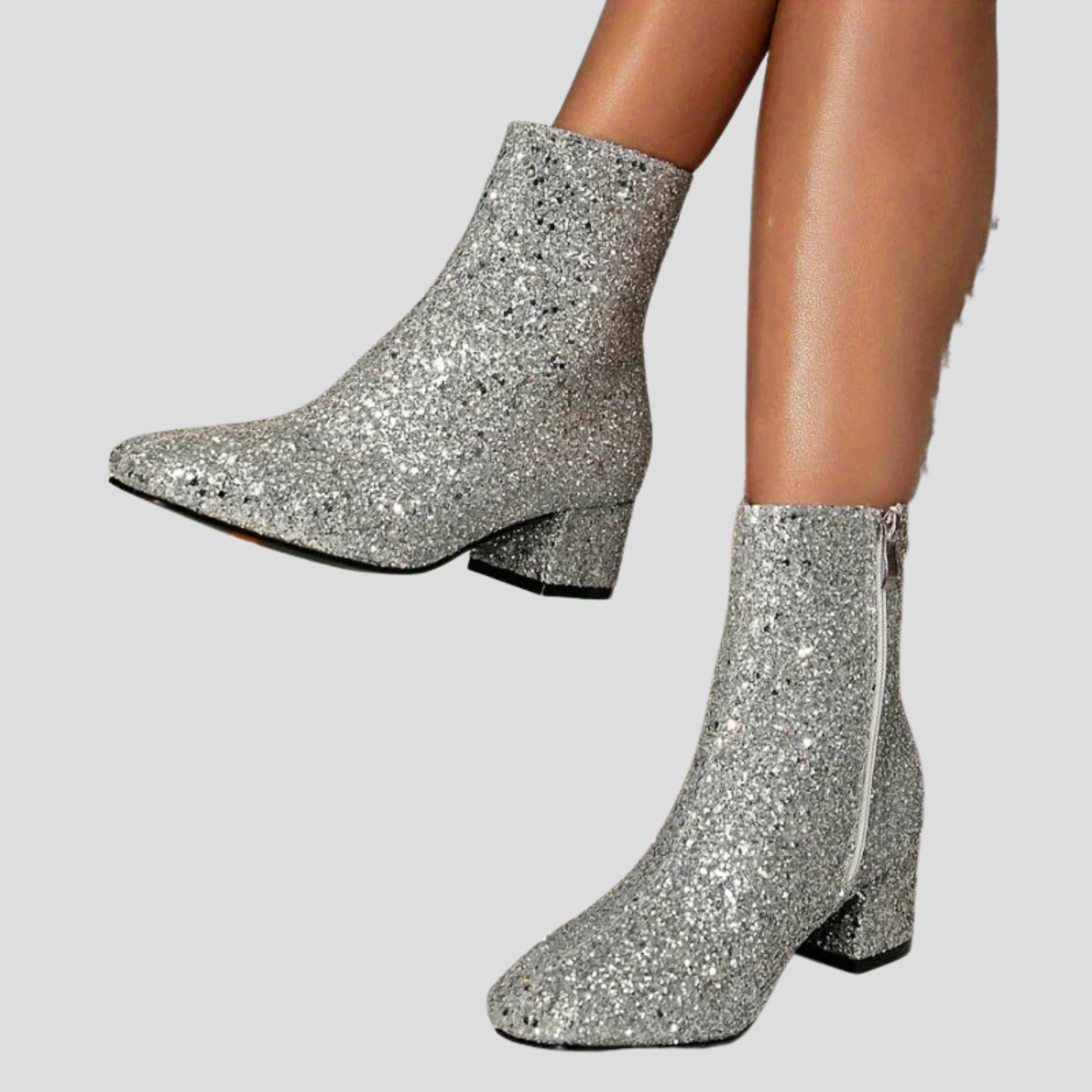 Women Boots | Ankle Height Form & Shimmered Surface Design for Daily Use