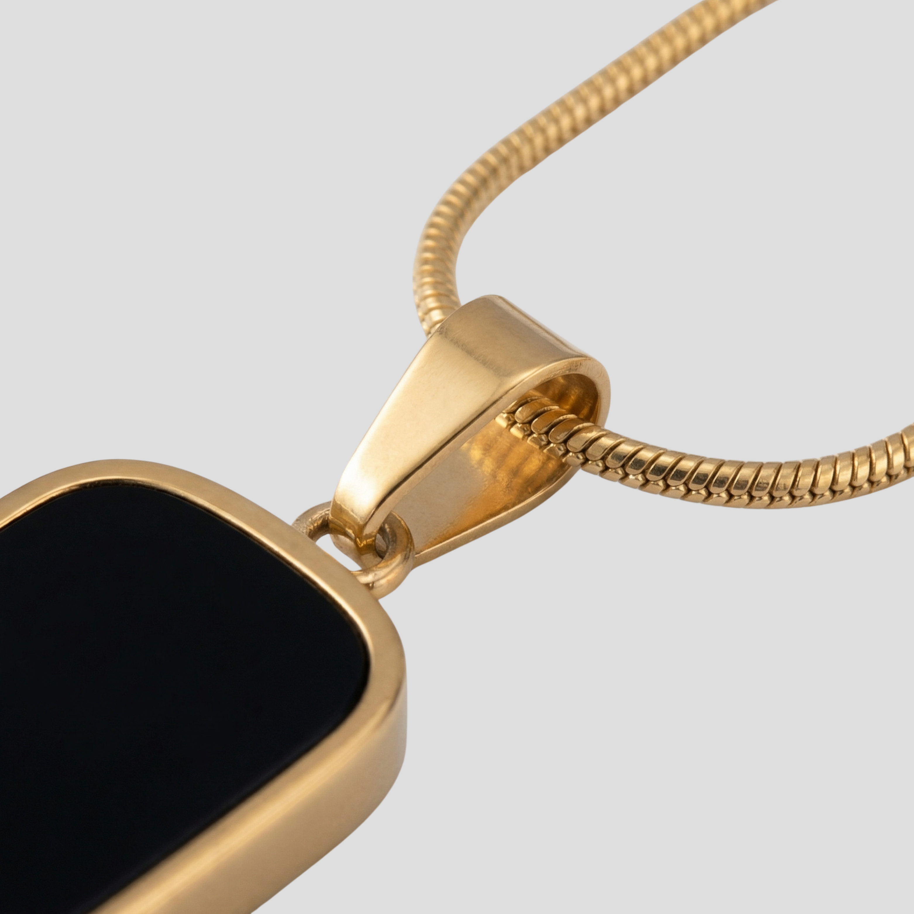 Women Necklace | Rectangular Pendant Frame & Contrast Stone Detail for Daily Wear