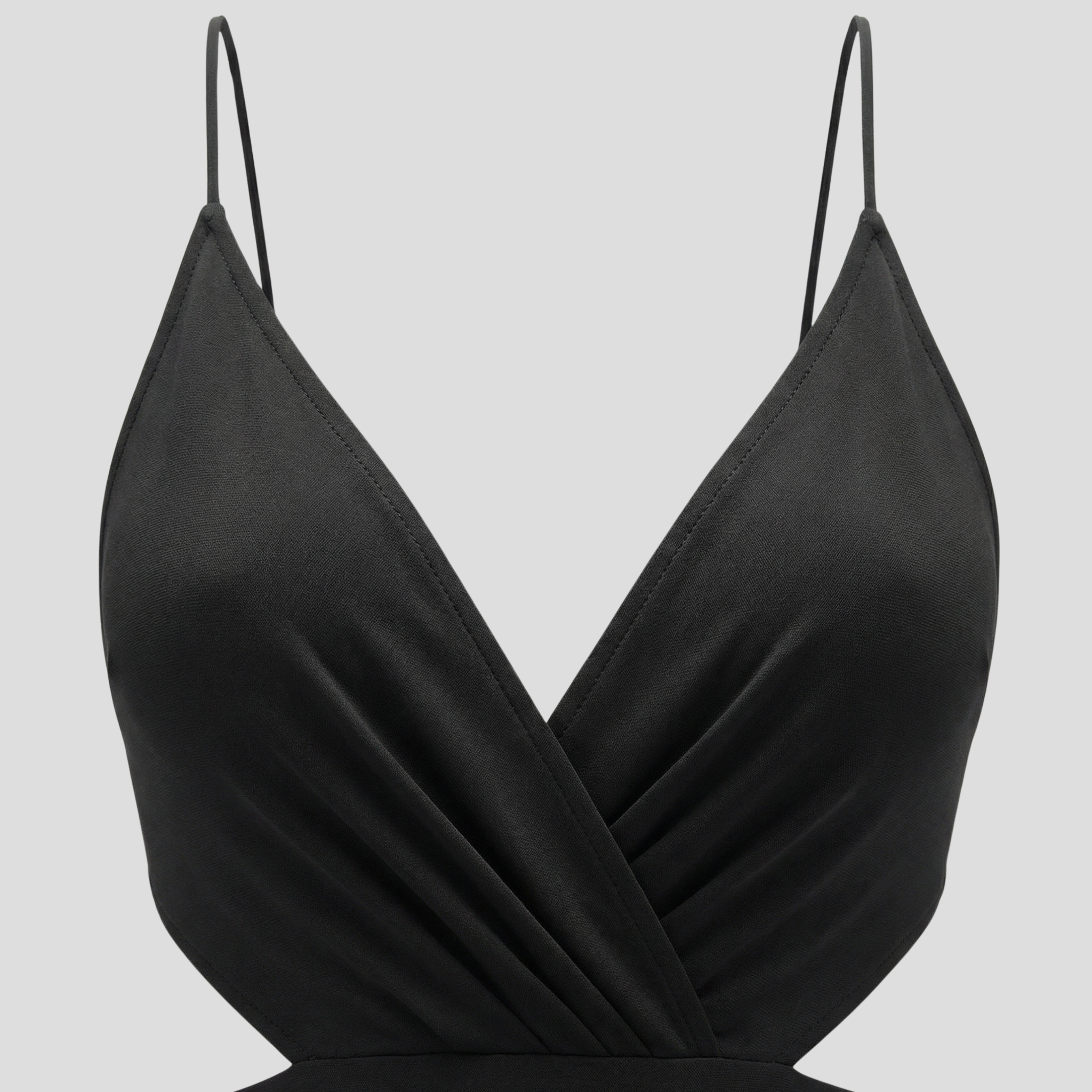 Women Midi Dress | V-Neckline Detail & Vertical Pleated Silhouette for Day Wear