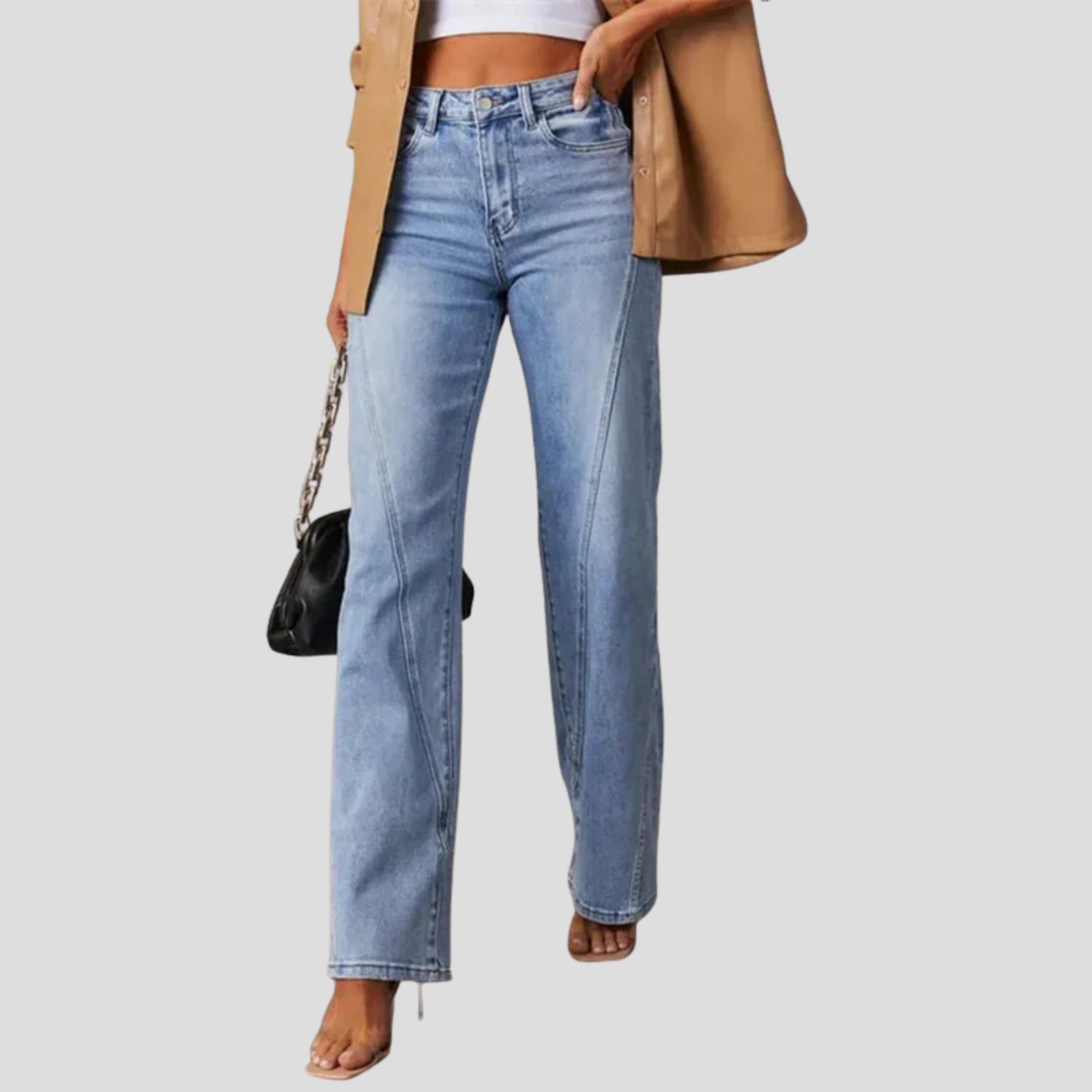 Women Jeans | High-Waist Design & Wide-Leg Silhouette for Daily and Urban Wear