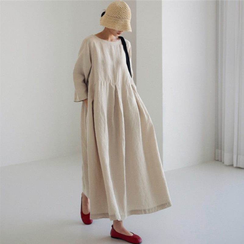 The Kyoto Pleated Midi Dress