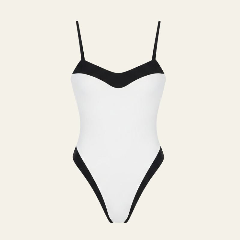 The Mykonos Color-Block One-Piece Swimsuit