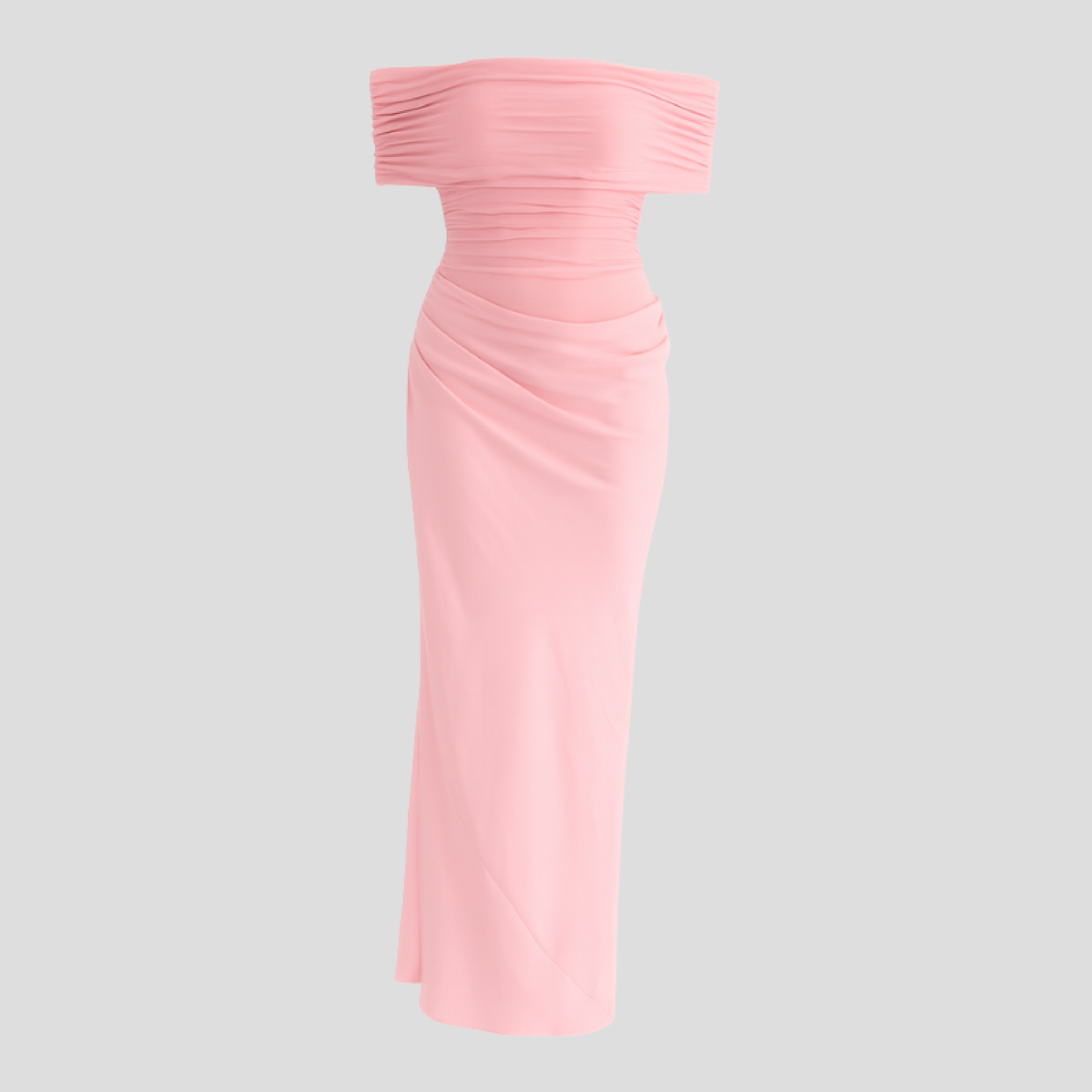 Women Maxi Dress | Off-Shoulder Neckline Form & Draped Outline Alignment for Occasion Wear