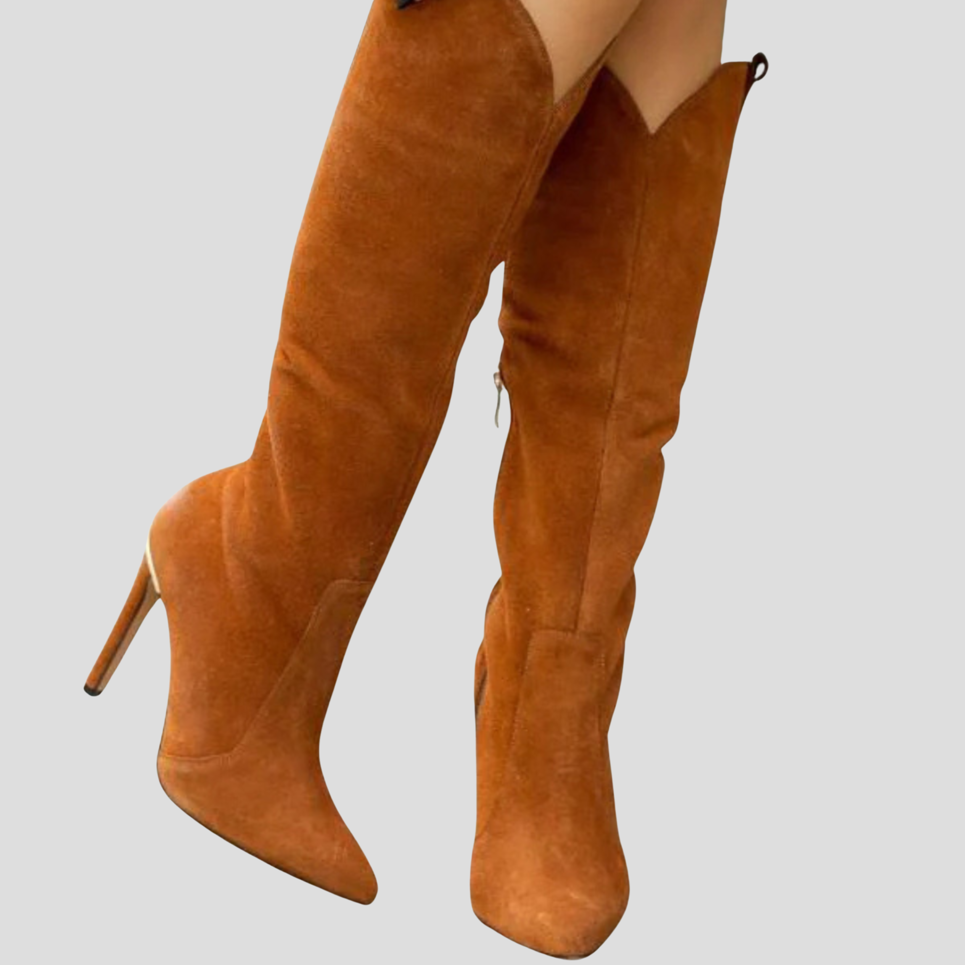 Women Boots | Knee-High Structure & Pointed Toe with Slim Heel Design