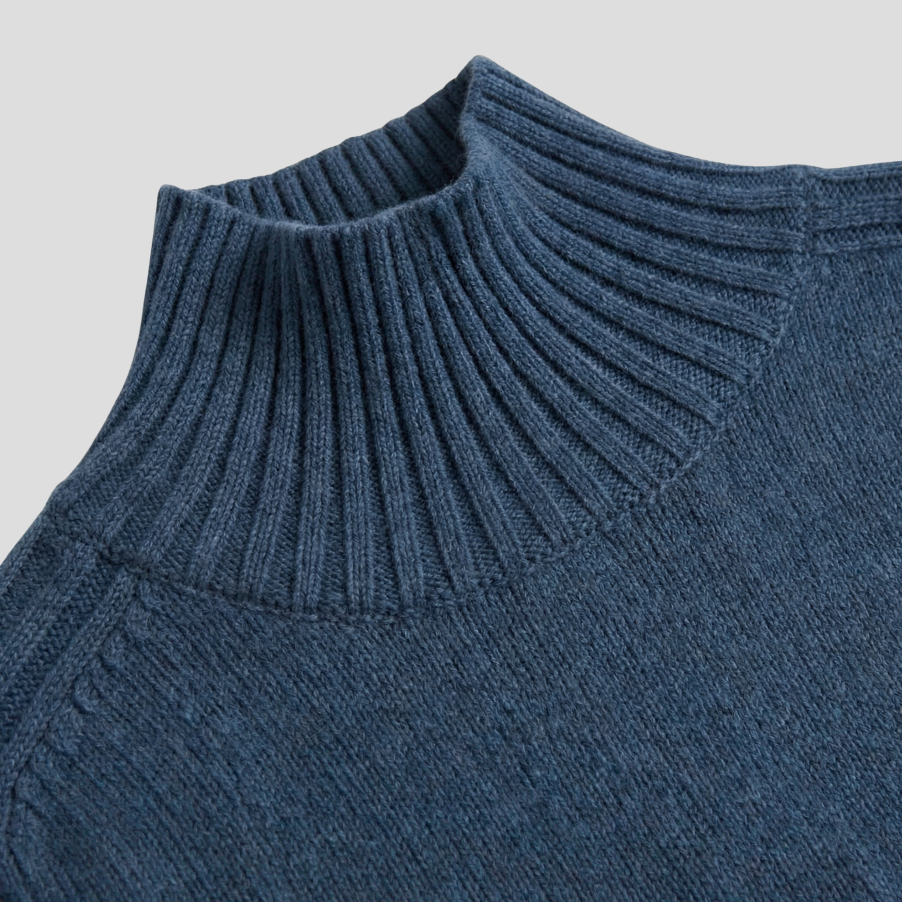 Women Sweater | Ribbed High Neck Design & Relaxed Silhouette for Daily Wear