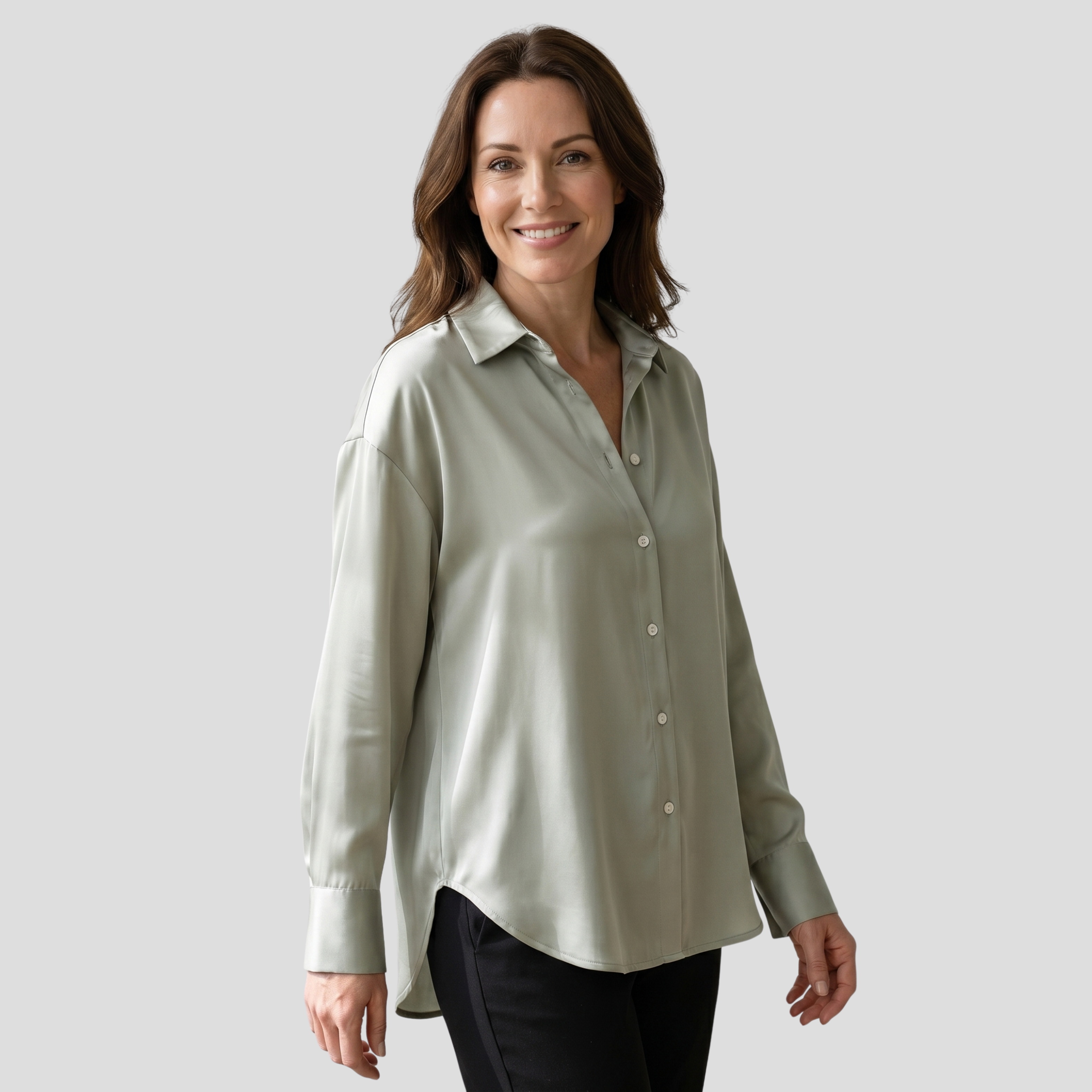 Women Blouse | Draped Line Form & Relaxed Outline Alignment for Daily Wear