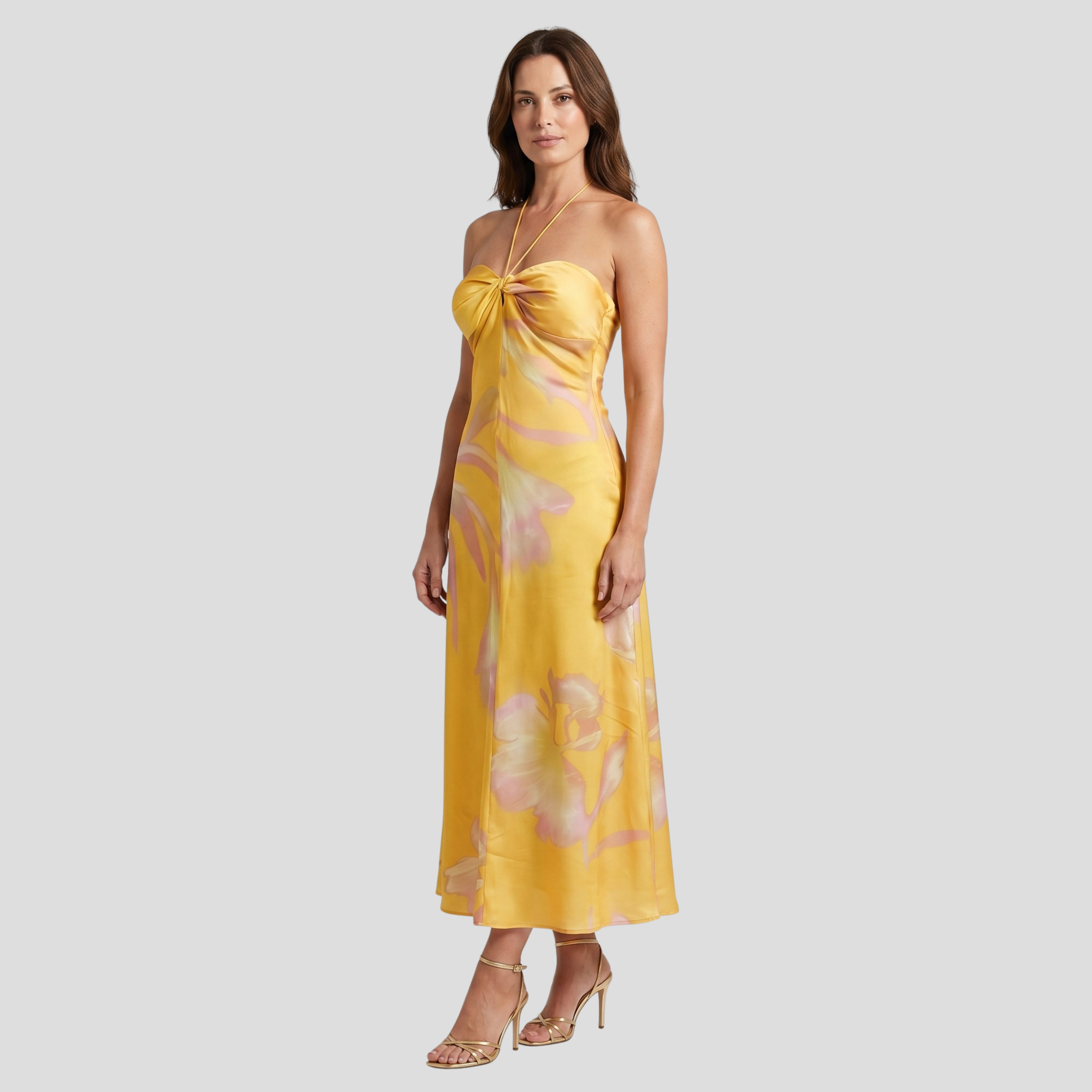 Women Maxi Dress | Sweetheart Neckline Form & Elongated Outline Alignment for Occasion Wear