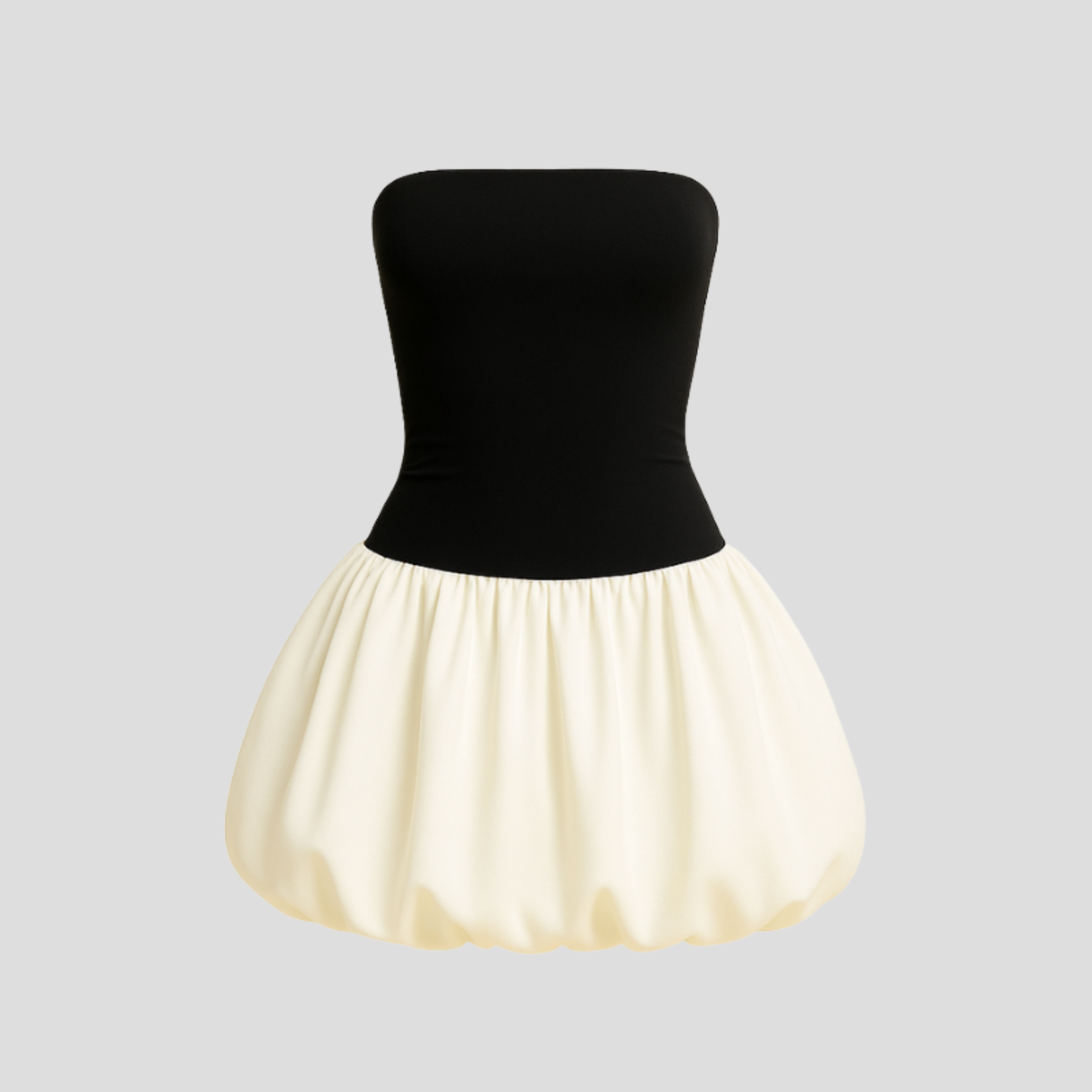 Women Mini Dress | Strapless Form & Structured Bodice Alignment for Occasion Wear