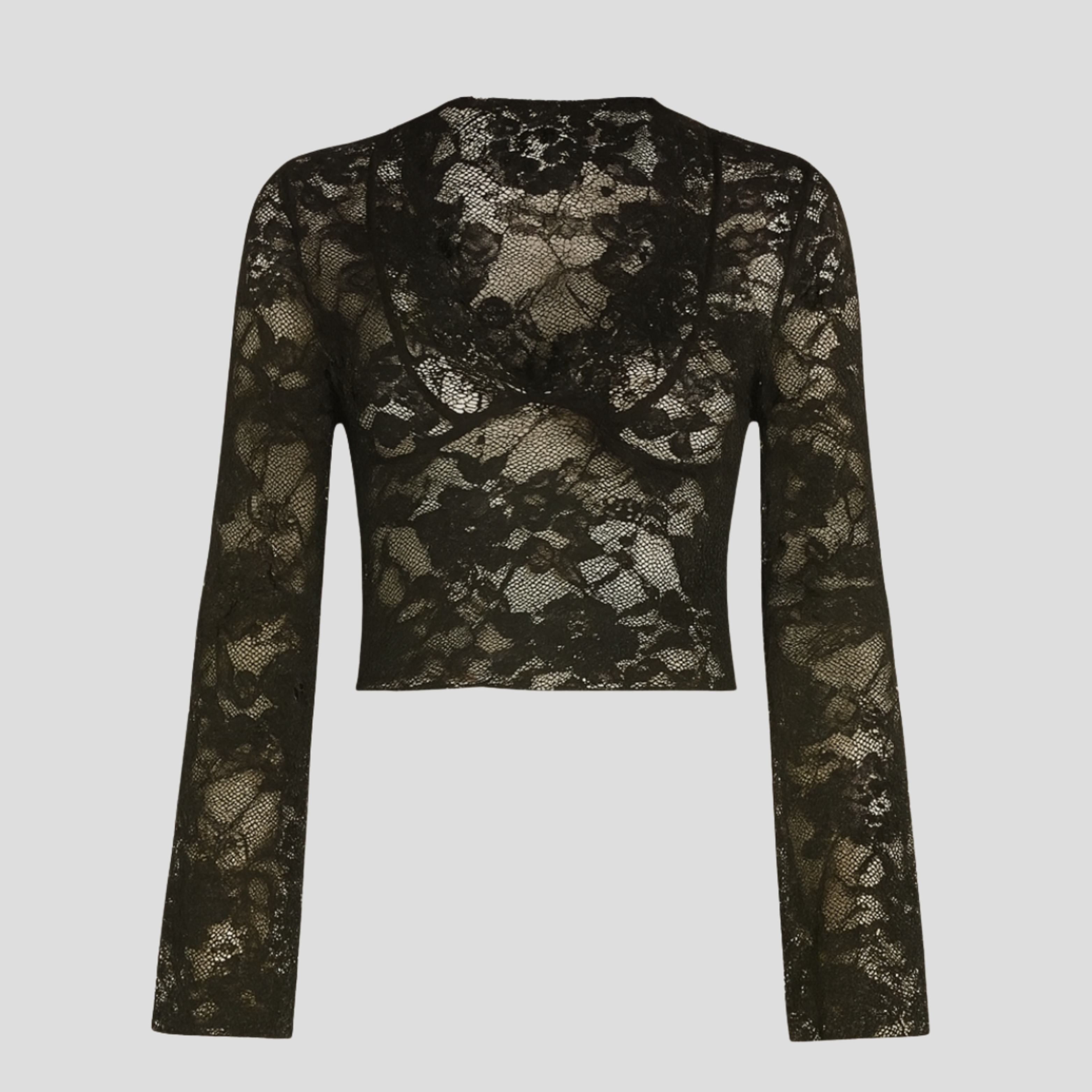 The Santorini Lace Sheer Top