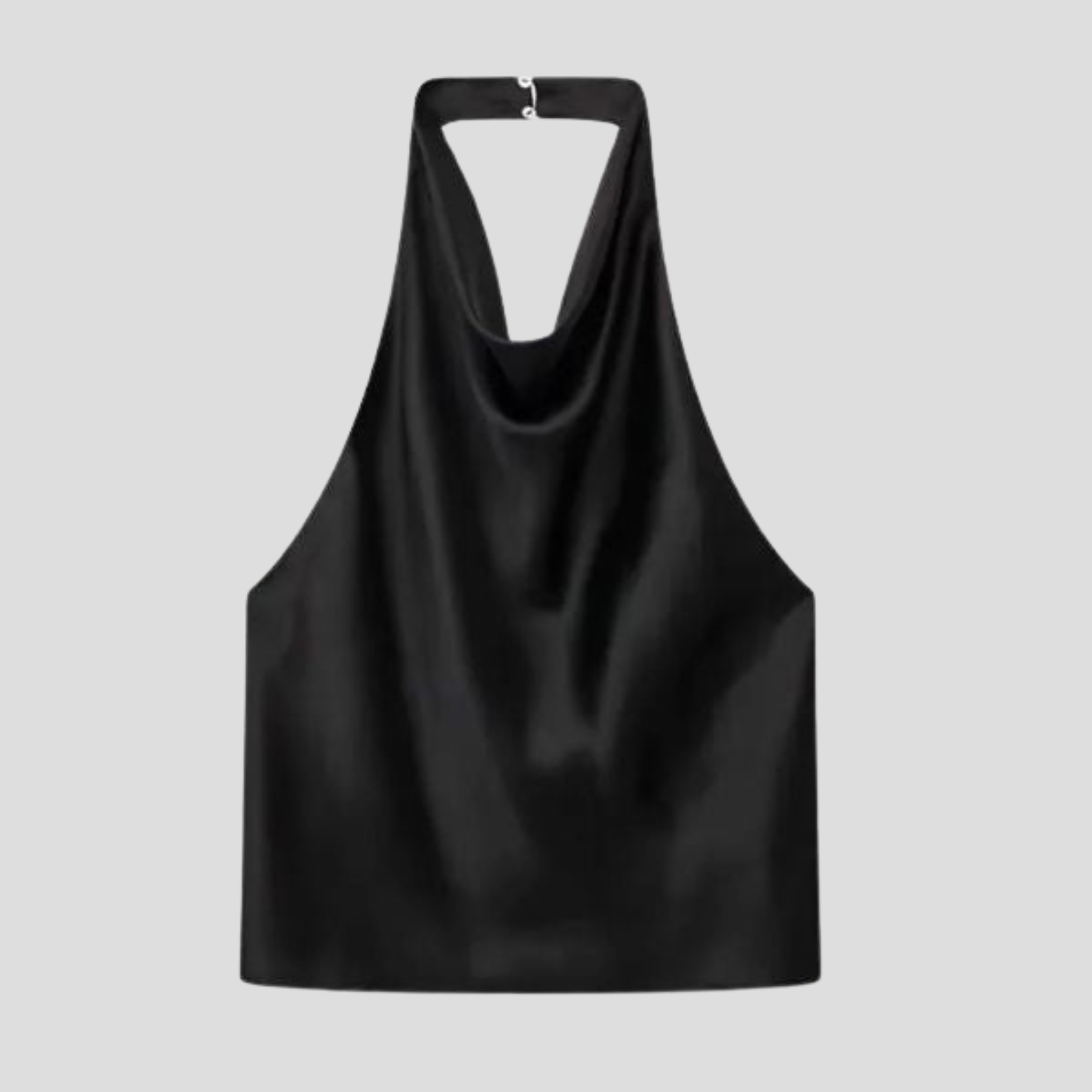 The Solène Draped Halter Neck Top