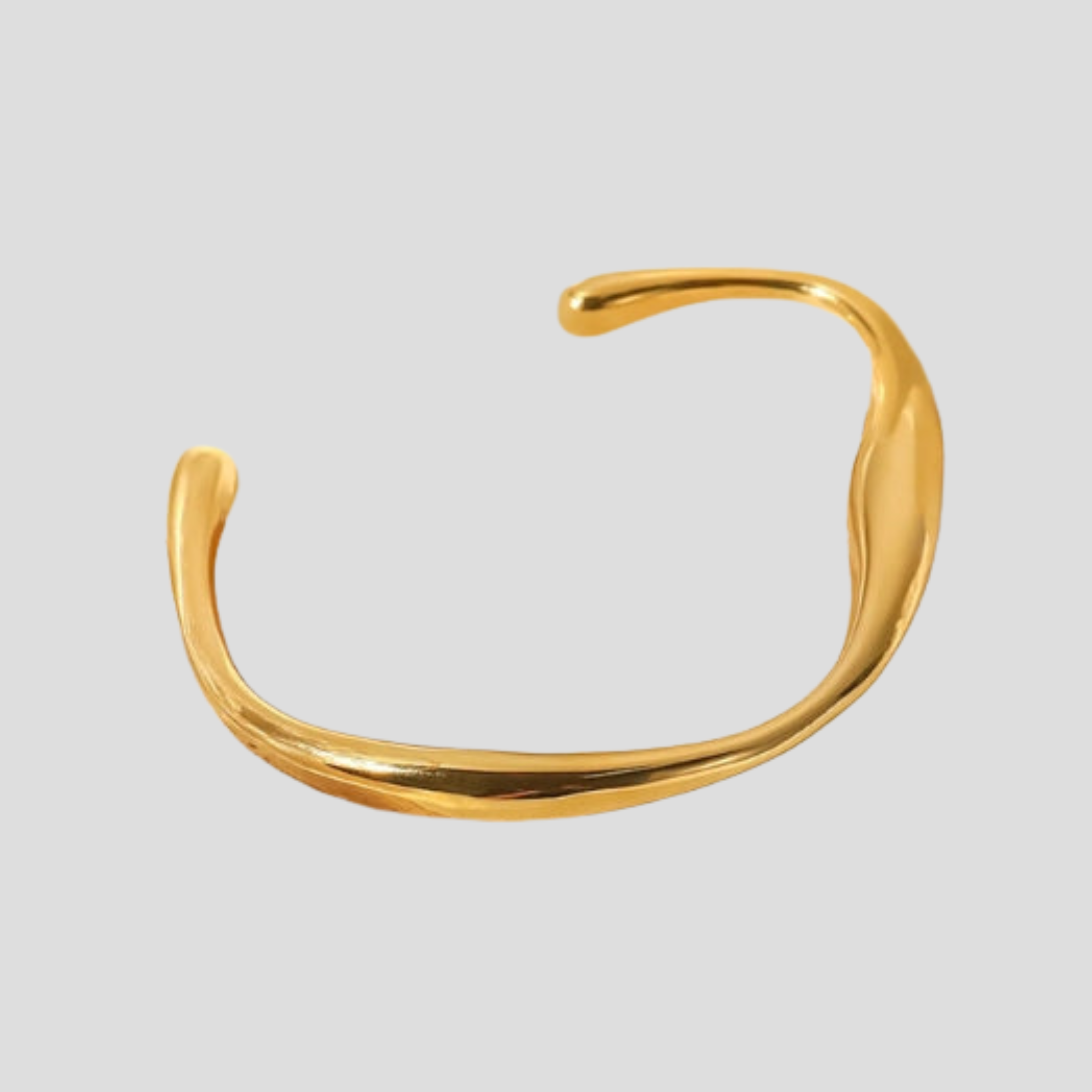 Women Cuff Bracelet | Open Sculpted Form & Asymmetrical Curve Design for Daily and Evening Styling